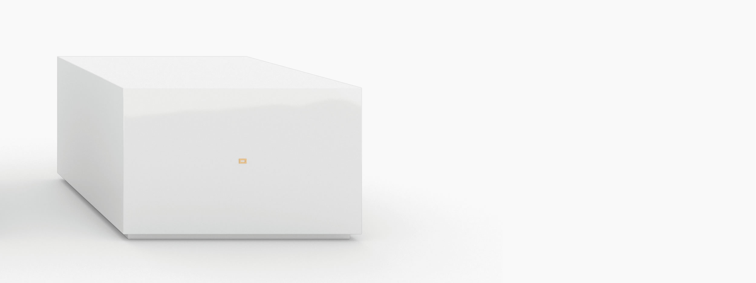 Bank quader weiss contemporaryart Buero interior design Baenke FS 31 FELIX SCHWAKE RECHTECK