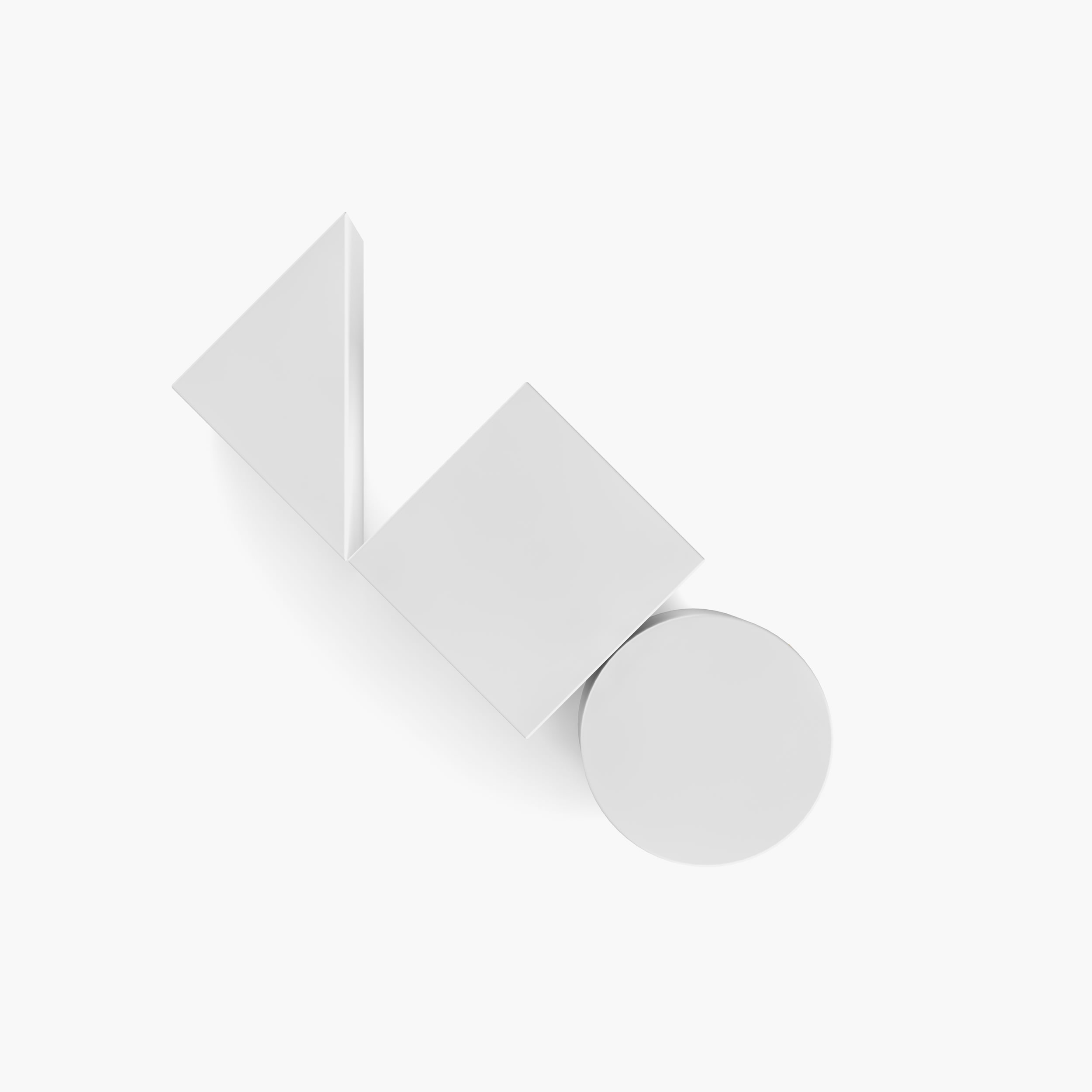 Beistelltisch Zylinder Quader Prisma weiss contemporarydecordativearts Wohnzimmer interior and living Beistelltische FS 1 FELIX SCHWAKE