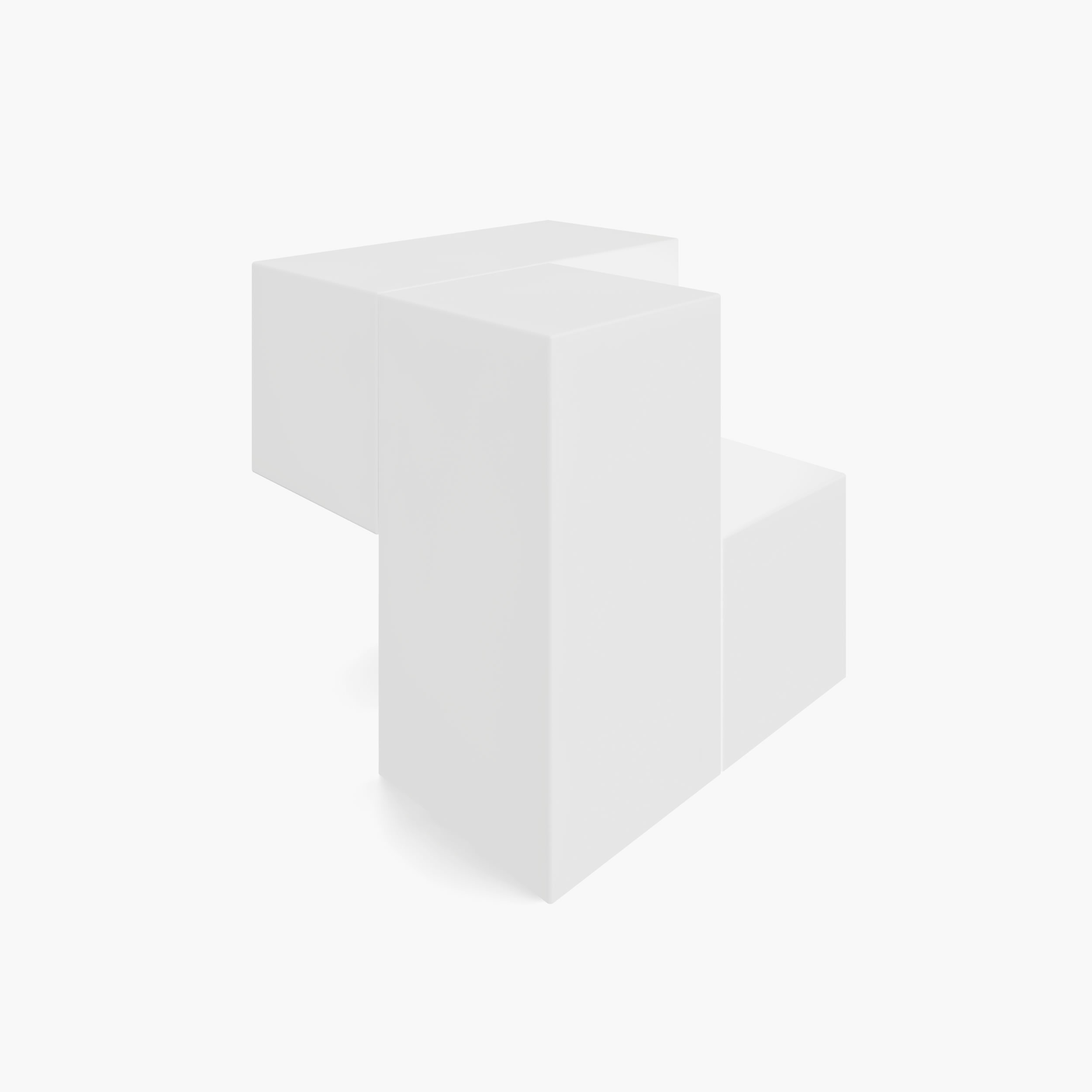 Beistelltisch quader weiss uniquepieces Wohnzimmer art collector Beistelltische FS 442 FELIX SCHWAKE