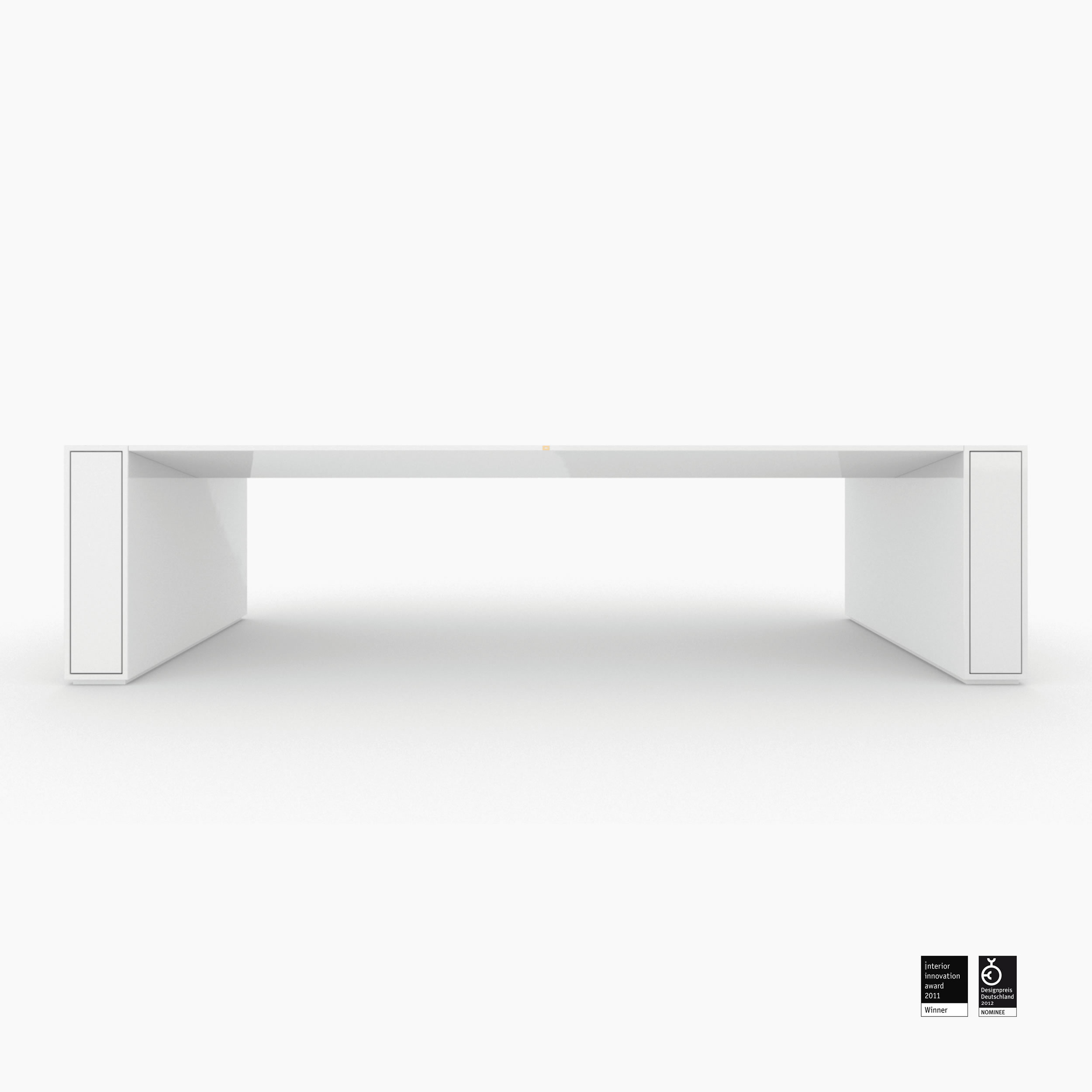 Besprechungstisch quader weiss beautifulhomes Buero art basel Besprechungstische FS 85 FELIX SCHWAKE