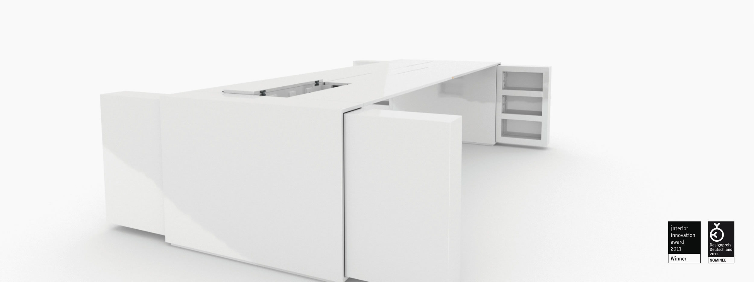 Besprechungstisch quader weiss interior2you Buero interior architecture Besprechungstische FS 85 FELIX SCHWAKE RECHTECK