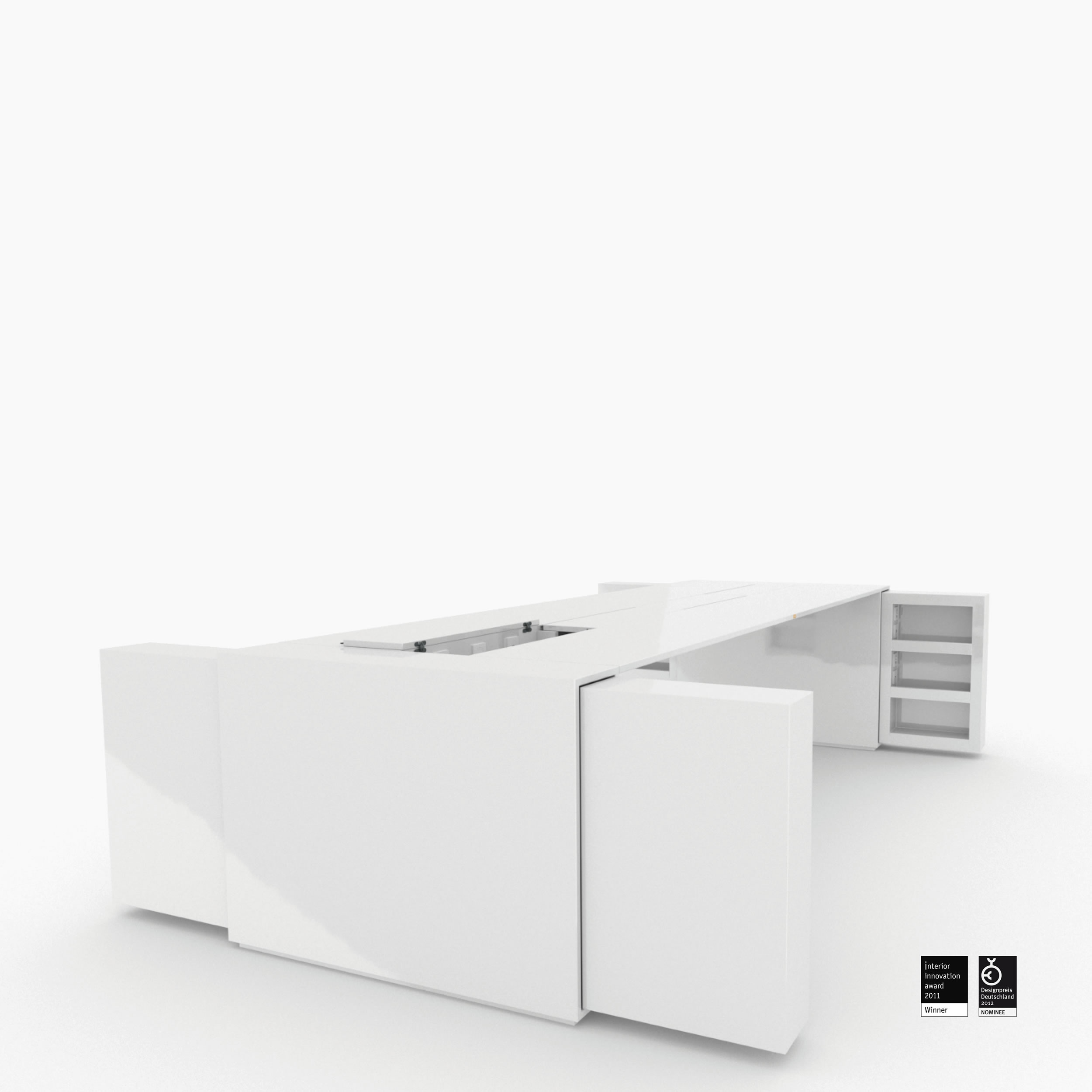 Besprechungstisch quader weiss interior2you Buero interior architecture Besprechungstische FS 85 FELIX SCHWAKE