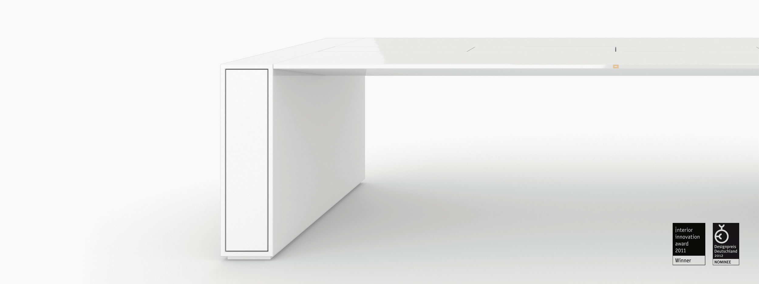 Besprechungstisch quader weiss modernluxury Buero art Besprechungstische FS 85 FELIX SCHWAKE RECHTECK