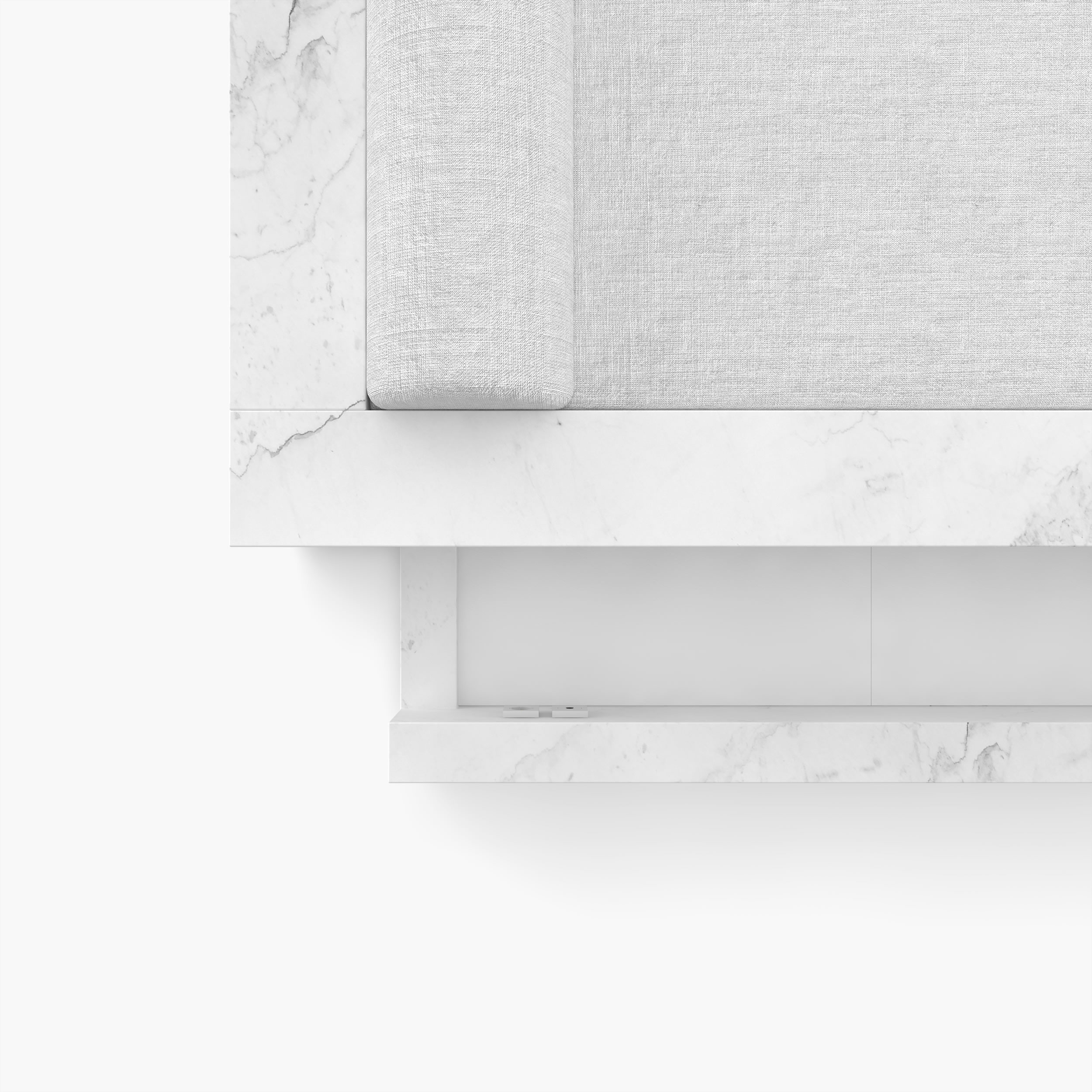 Bett 7 Marmor Weiss Felix Schwake 20 400 RECHTECK