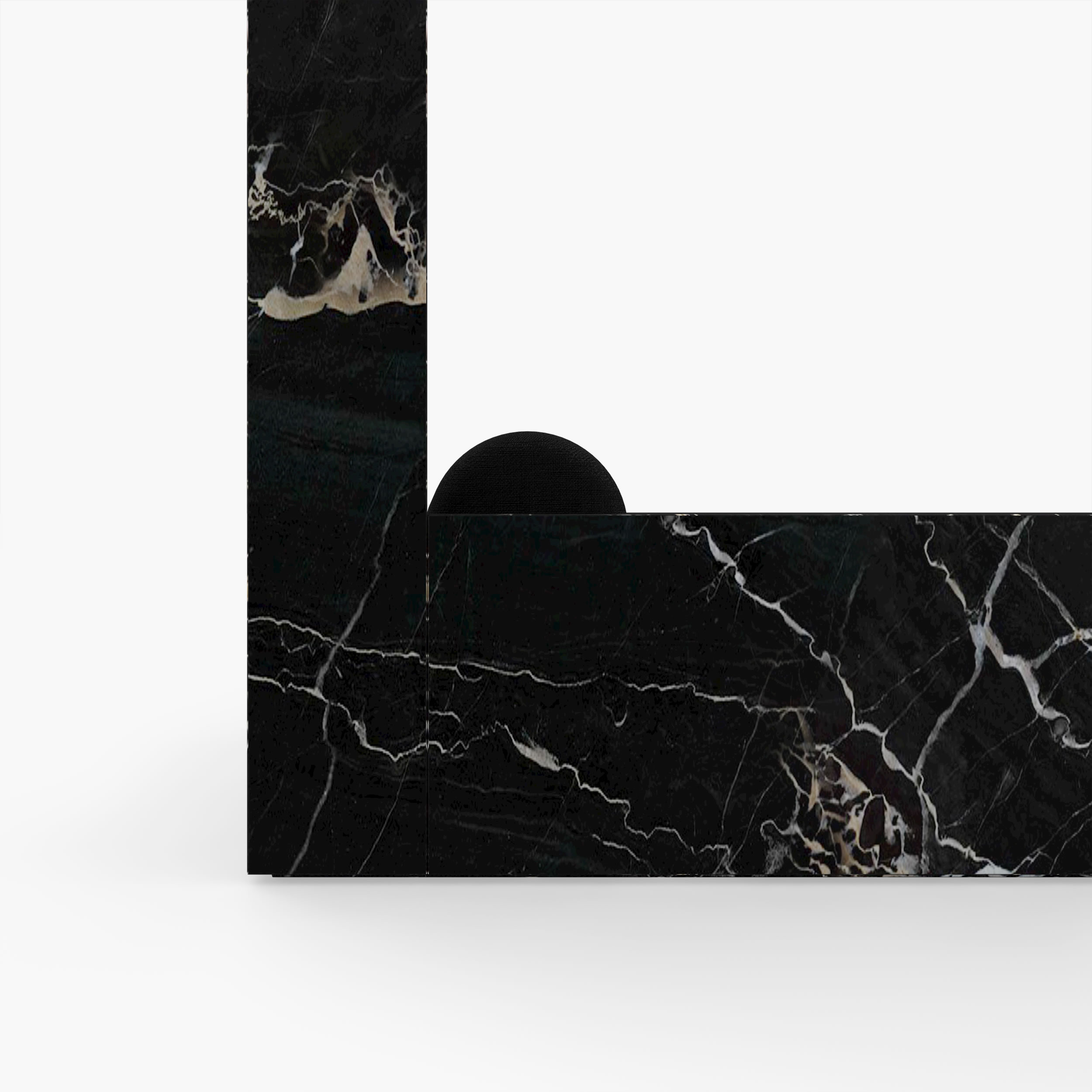 Bett Architectonic Art Marmor Schwarz Felix Schwake 20 421 RECHTECK