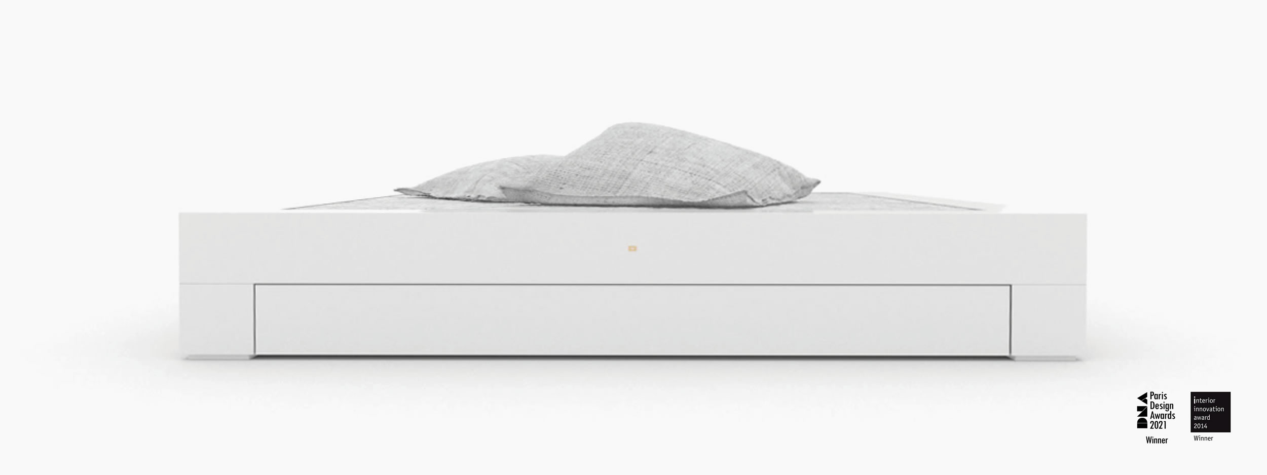 Bett quadratisch weiss artanddesign Schlafzimmer Elle Decor Betten FS 2 FELIX SCHWAKE RECHTECK