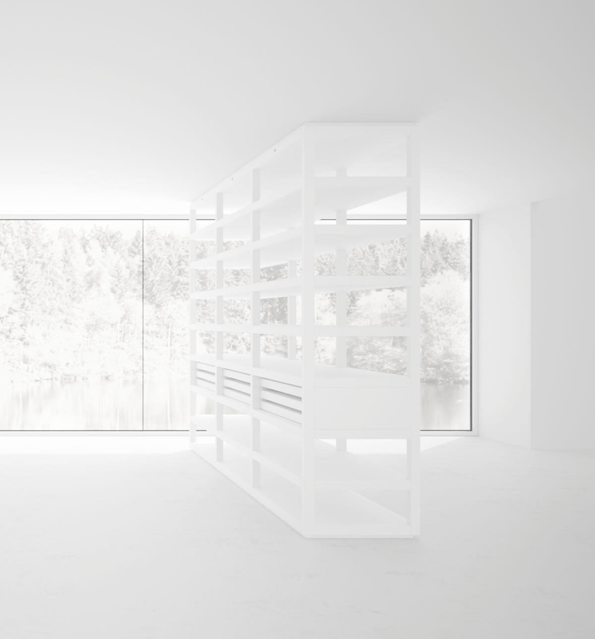 DESIGN REGAL II begehbarer Kleiderschrank freistehend DESIGN RECHTECK