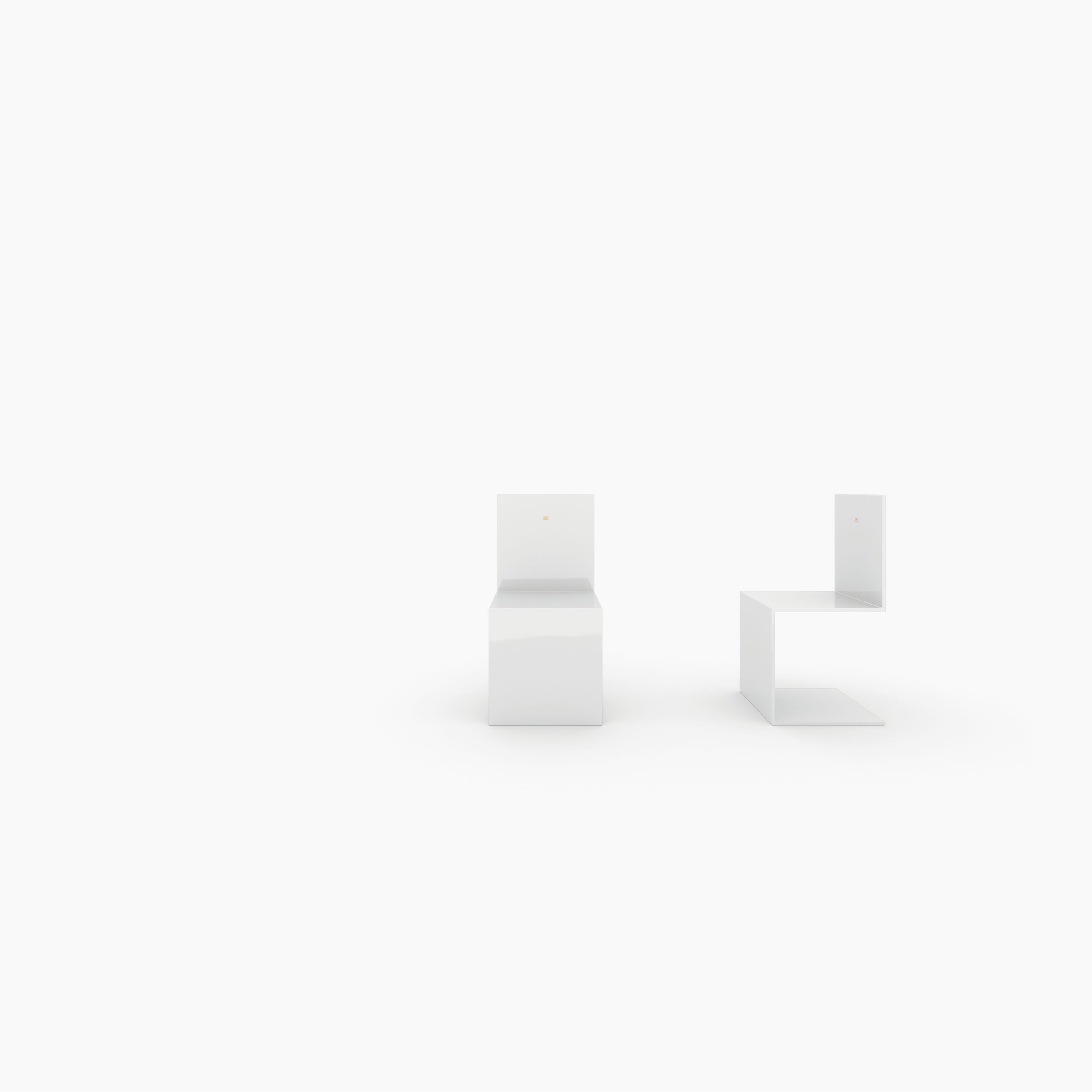 Freischwinger Stuhl duenn weiss interiors Buero architecture Stuehle FS 32 FELIX SCHWAKE