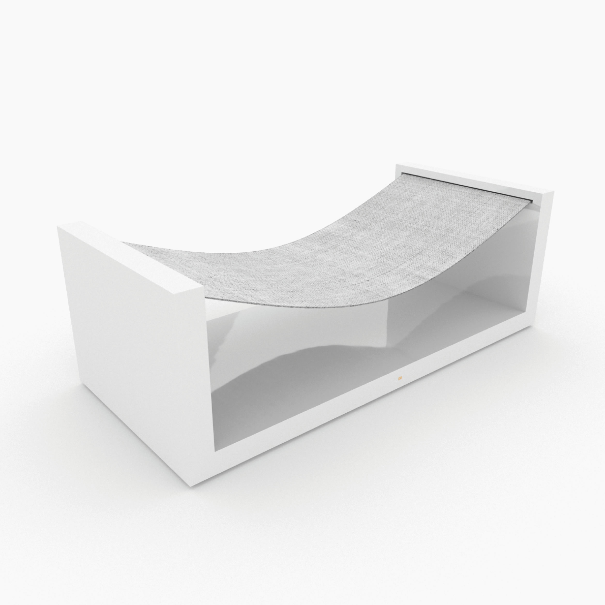 Haengematte rechtwinklig weiss homedecoration Buero interior decorating Haengematten FS 20 FELIX SCHWAKE