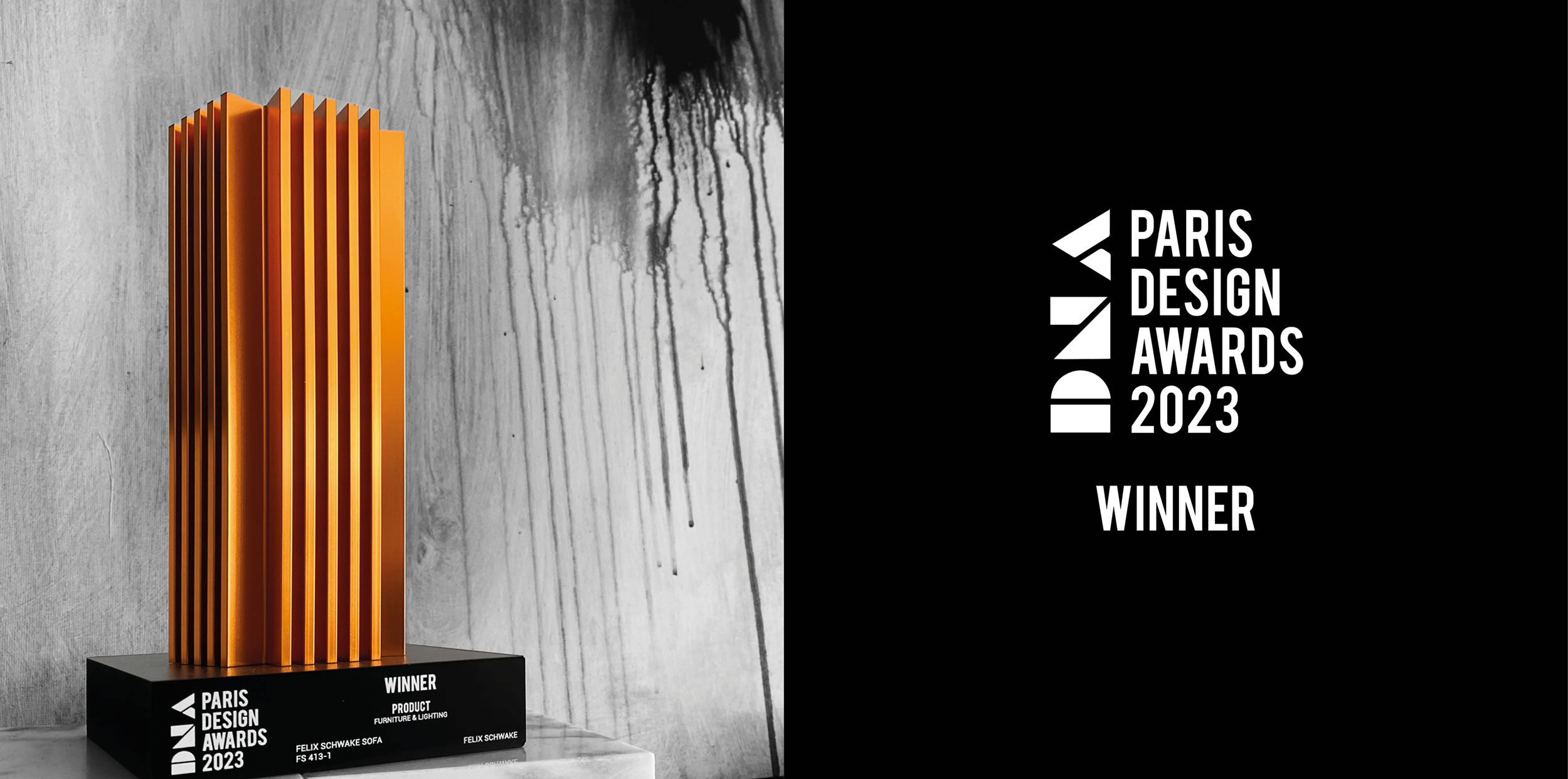 INTERIOR DESIGN WINNER PARIS DESIGN AWARD 2023 SELECTION FELIX SCHWAKE RECHTECK GMBH