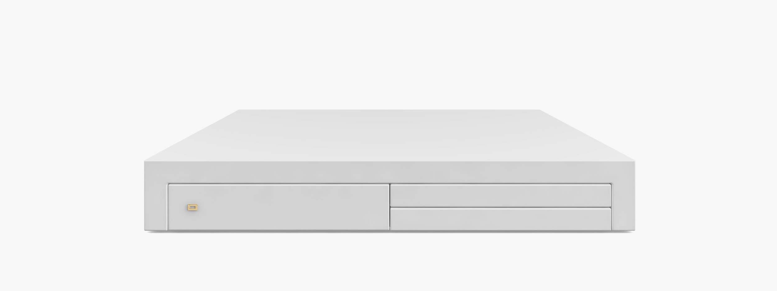Kaffee Tisch quadratisch weiss handcrafted Wohnzimmer contemporaryrt Stuehle  Baenke FS 65 FELIX SCHWAKE RECHTECK