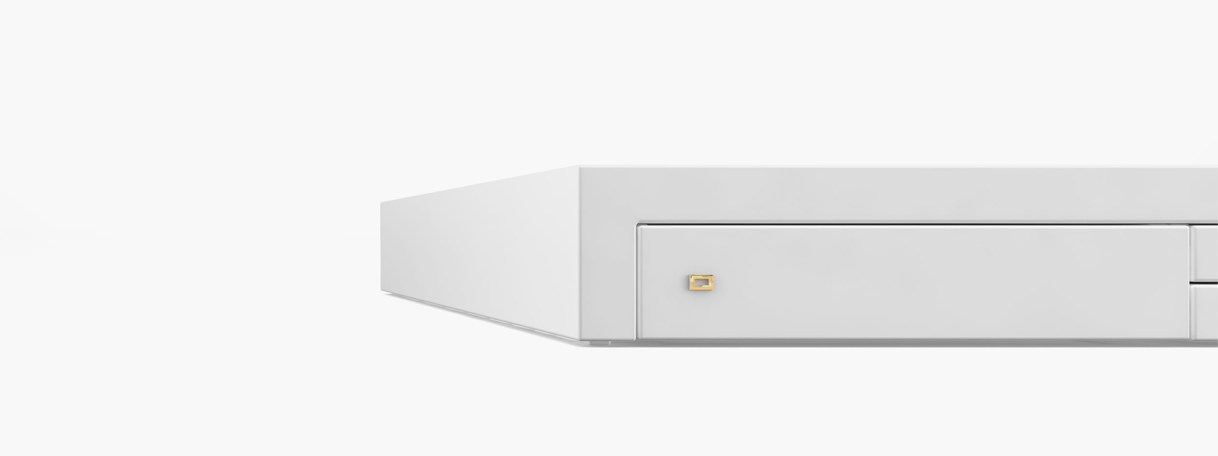 Kaffee Tisch quadratisch weiss handmade Wohnzimmer furniture Stuehle  Baenke FS 65 FELIX SCHWAKE RECHTECK