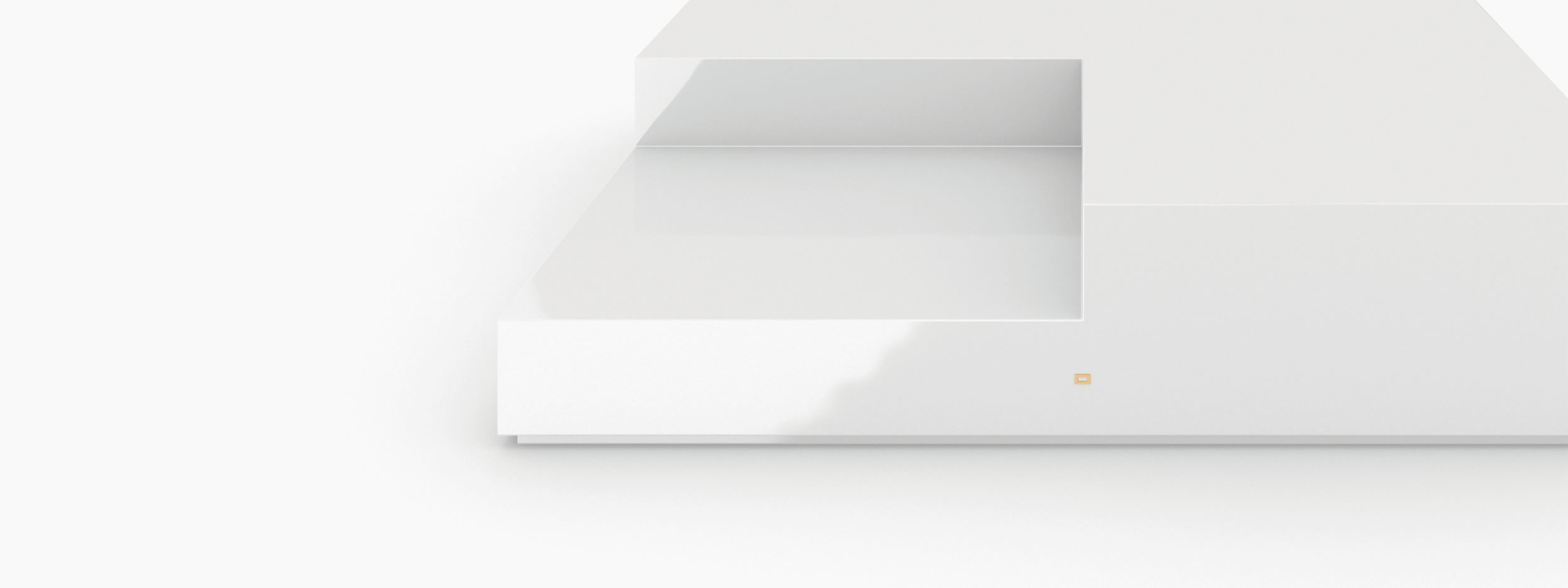 Kaffeetisch quader weiss handmade Buero furniture Kaffeetische FS 82 FELIX SCHWAKE RECHTECK