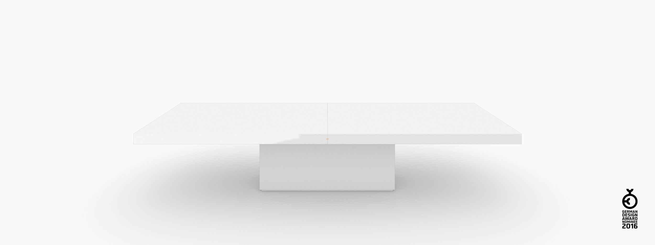 Konferenztisch Scheibe auf Quader weiss artanddesign Besprechungsraum Elle Decor Konferenztische FS 80 FELIX SCHWAKE RECHTECK