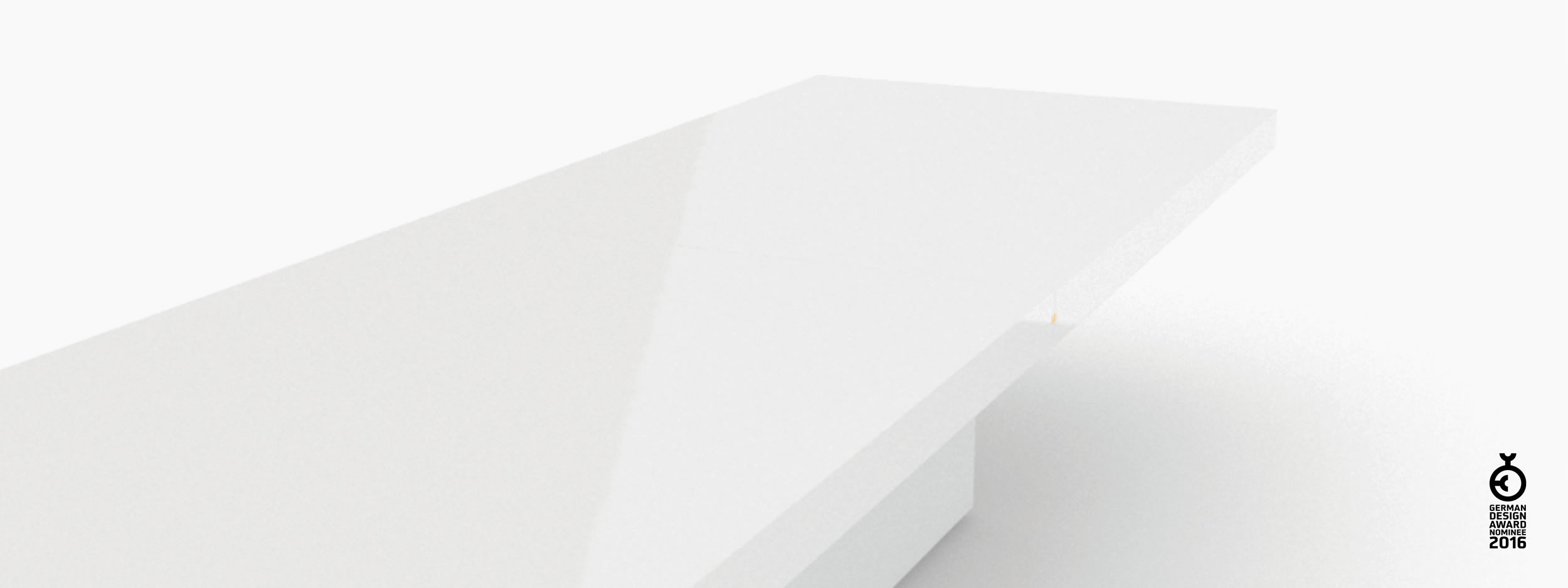 Konferenztisch Scheibe auf Quader weiss contemporaryart Besprechungsraum interior design Konferenztische FS 80 FELIX SCHWAKE RECHTECK