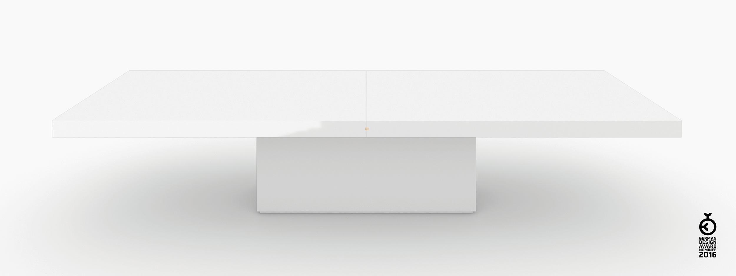 Konferenztisch Scheibe auf Quader weiss decorativearts Besprechungsraum inspire me homedecor Konferenztische FS 80 FELIX SCHWAKE RECHTECK