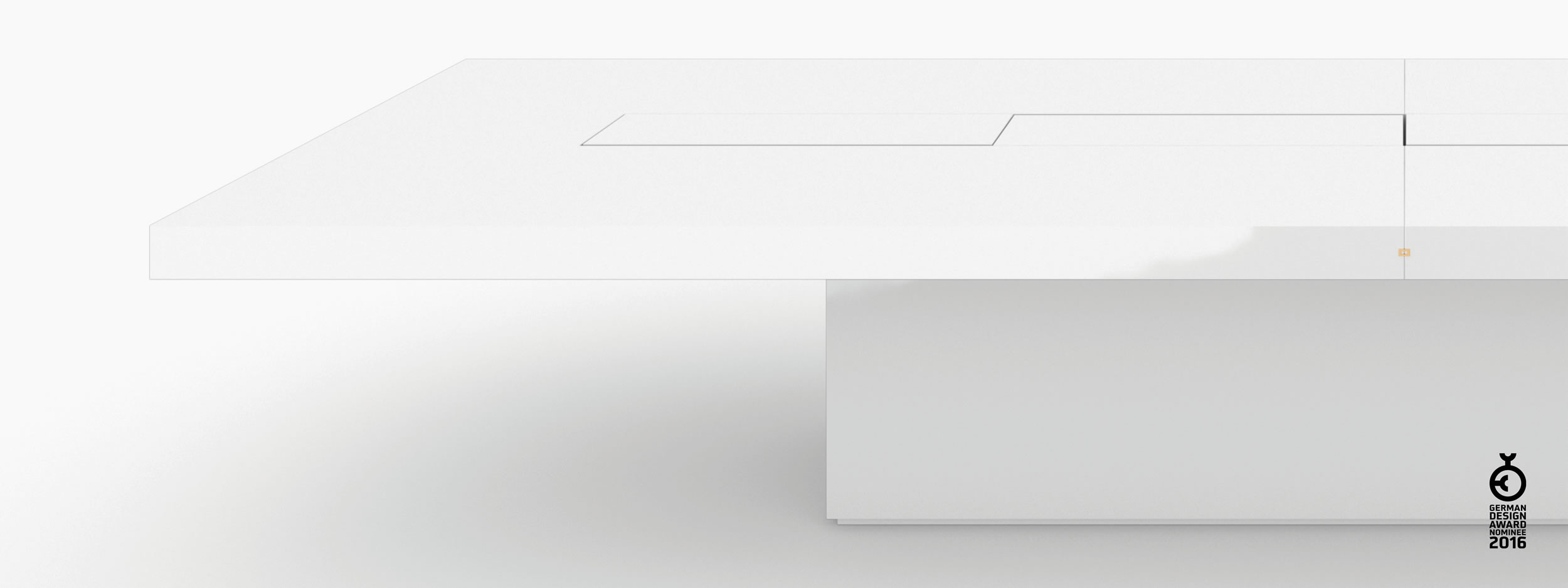 Konferenztisch Scheibe auf Quader weiss homedecoration Konferenzsaal interior decorating Konferenztische FS 74 FELIX SCHWAKE RECHTECK