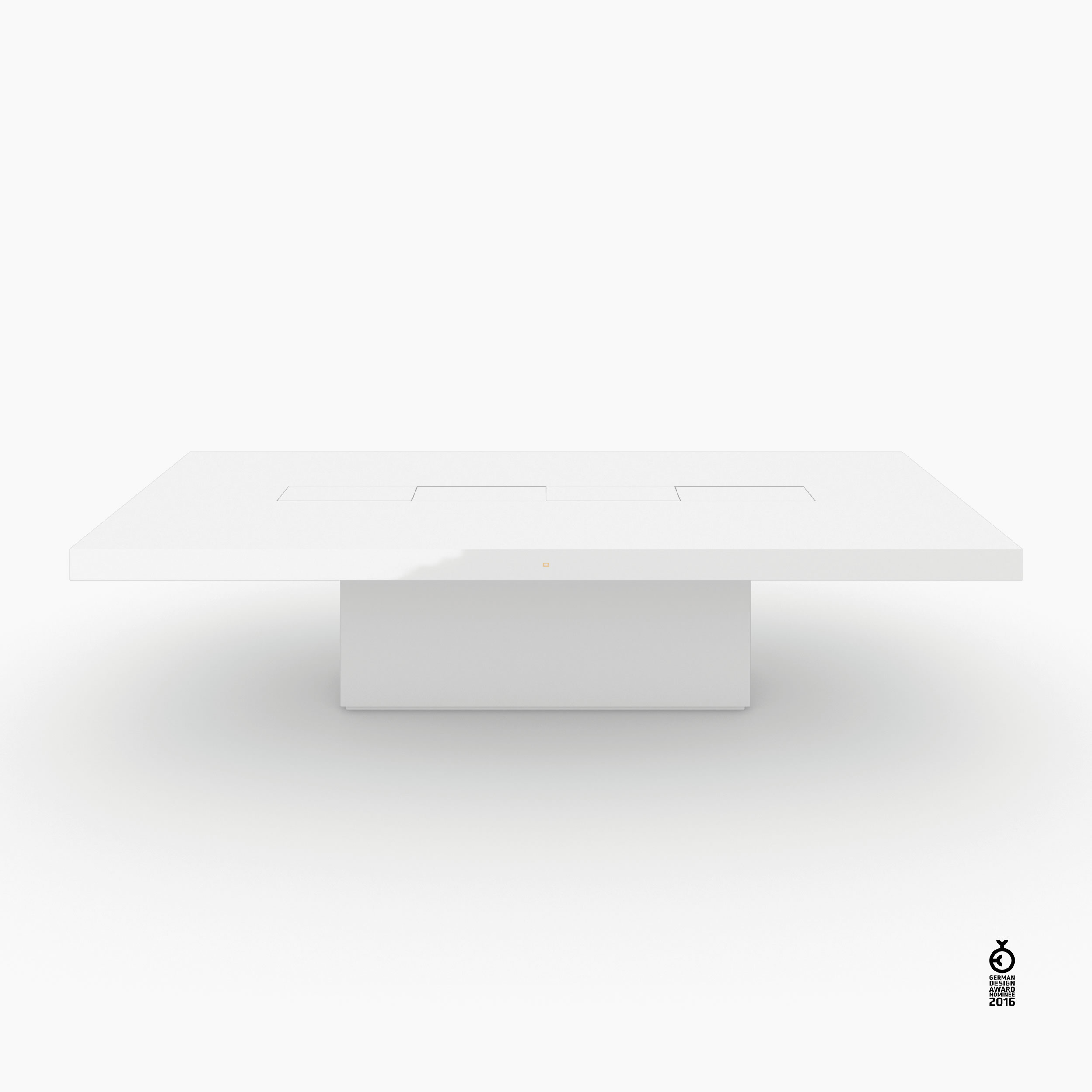 Konferenztisch Scheibe auf Quader weiss interior2you Besprechungsraum interior architecture Konferenztische FS 78 FELIX SCHWAKE