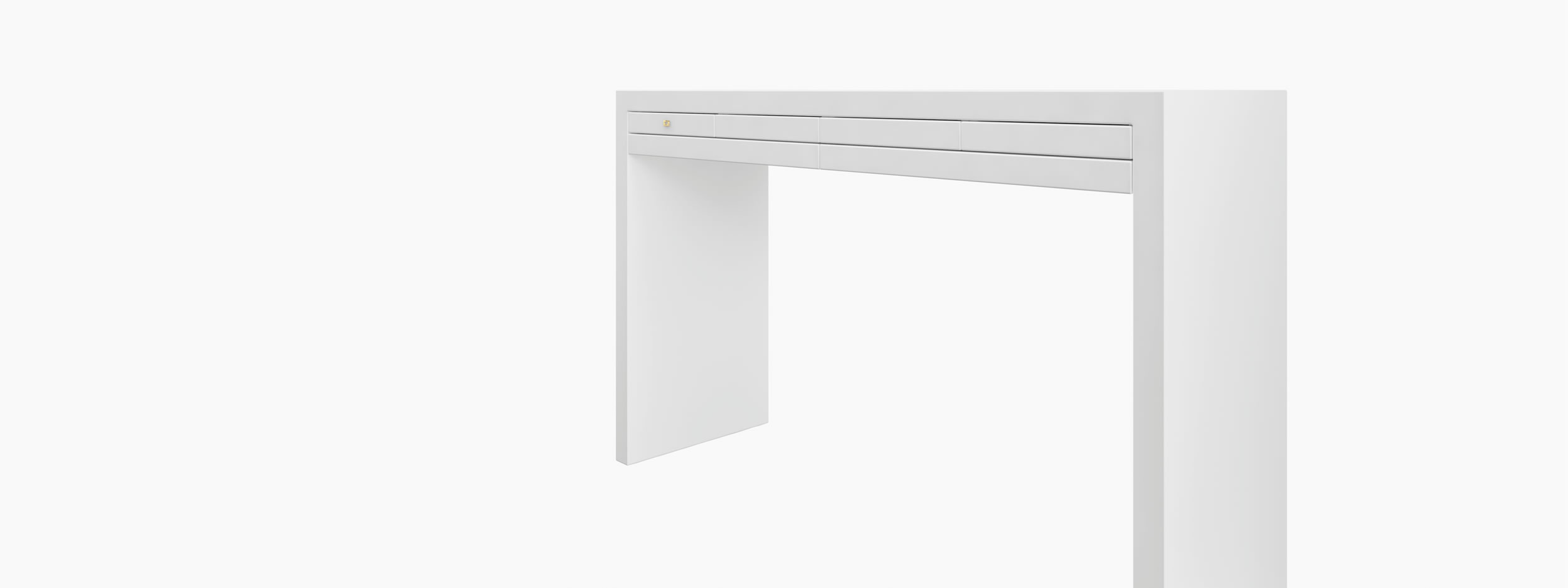Konsole rechteckig weiss bed room Buero minimalist design Konsolen FS 38 FELIX SCHWAKE RECHTECK