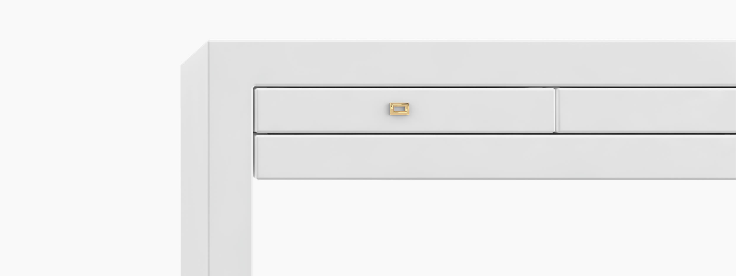 Konsole rechteckig weiss contemporary design Buero collectible design Konsolen FS 38 FELIX SCHWAKE RECHTECK