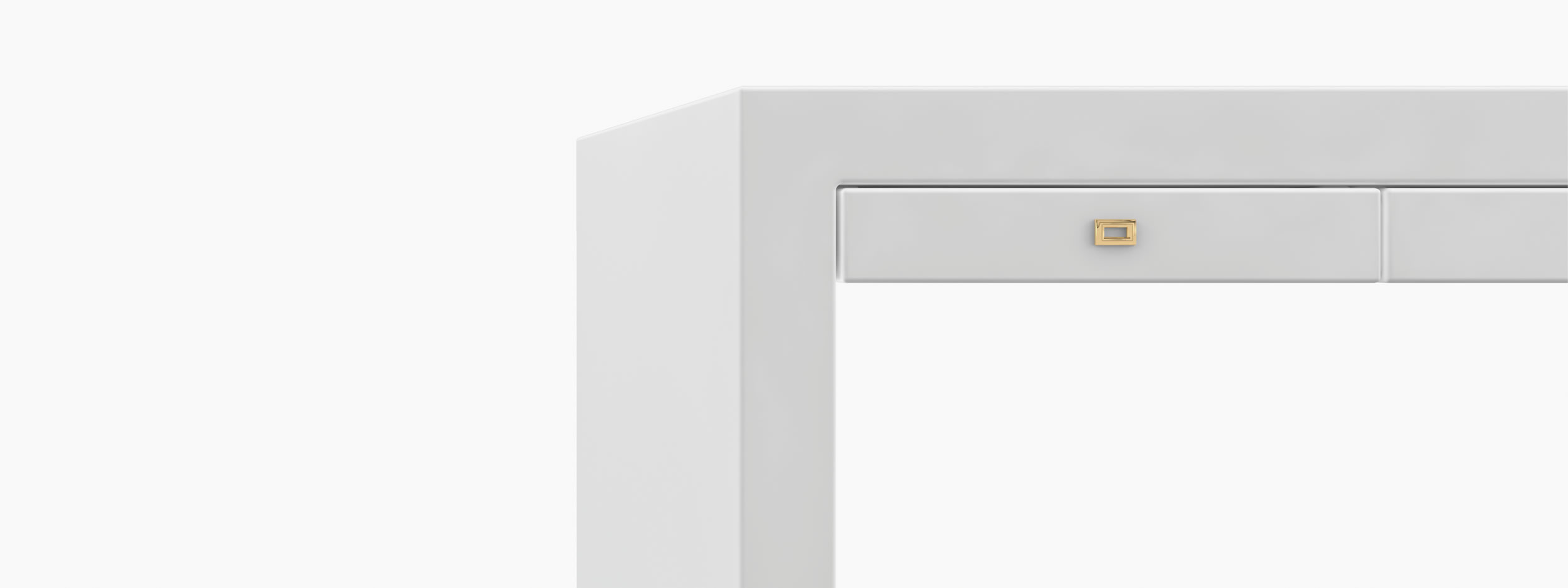 Konsole rechteckig weiss interiordesign Buero limited edition Konsolen FS 26 FELIX SCHWAKE RECHTECK