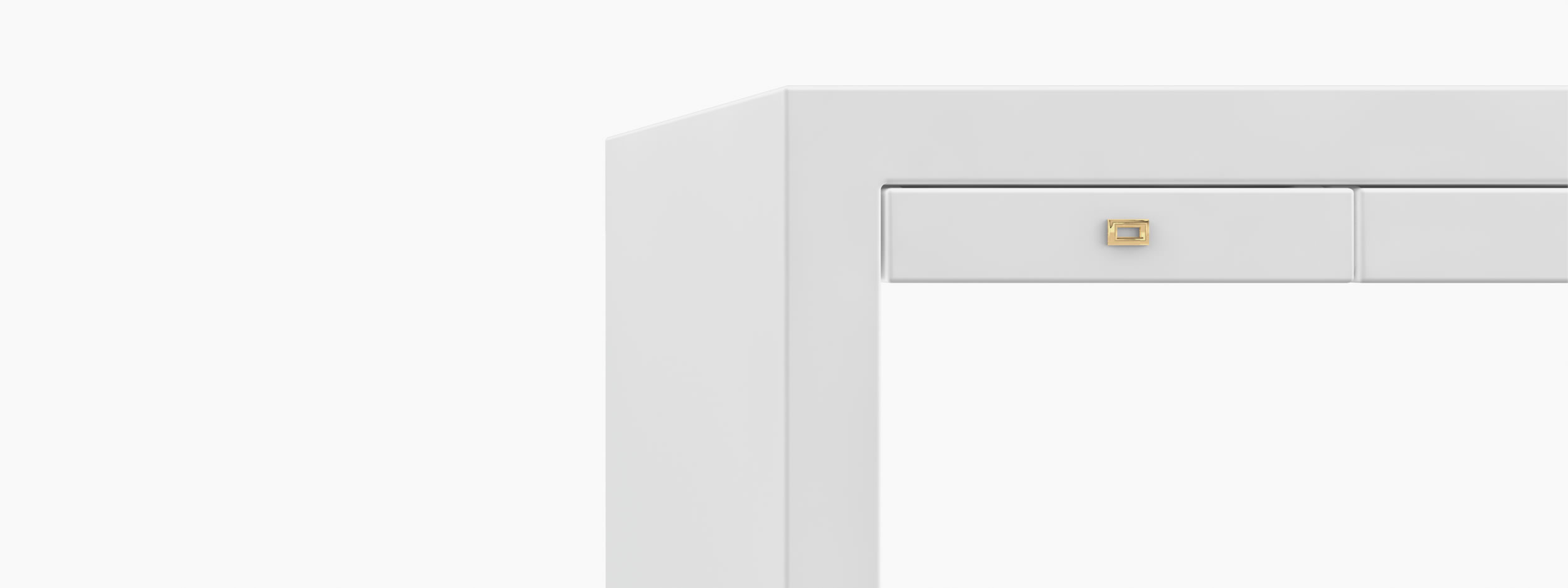 Konsole rechteckig weiss interiorinspo Buero minimal Konsolen FS 27 FELIX SCHWAKE RECHTECK