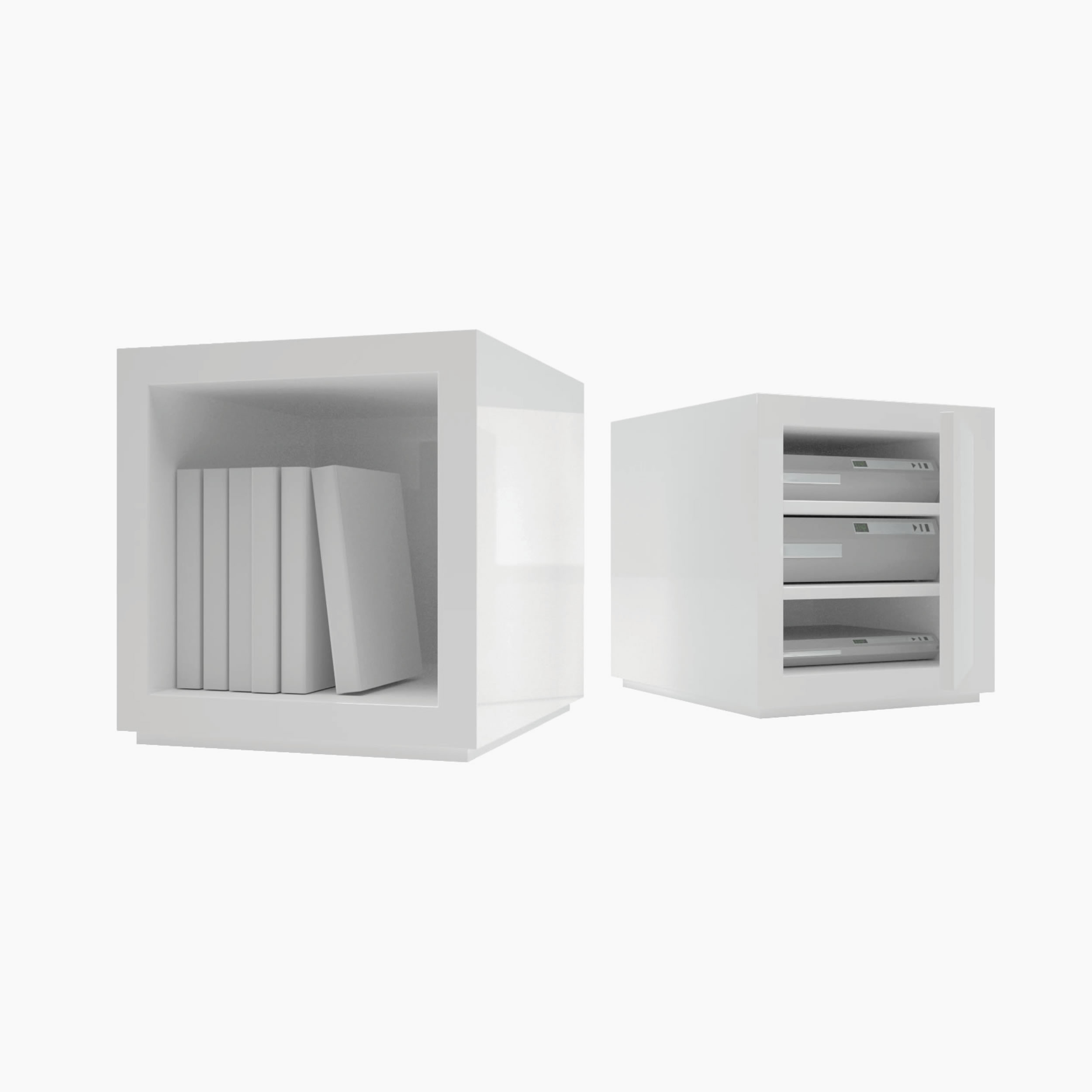 Konsole wuerfel weiss luxury Buero contemporary art Konsolen FS 49 FELIX SCHWAKE