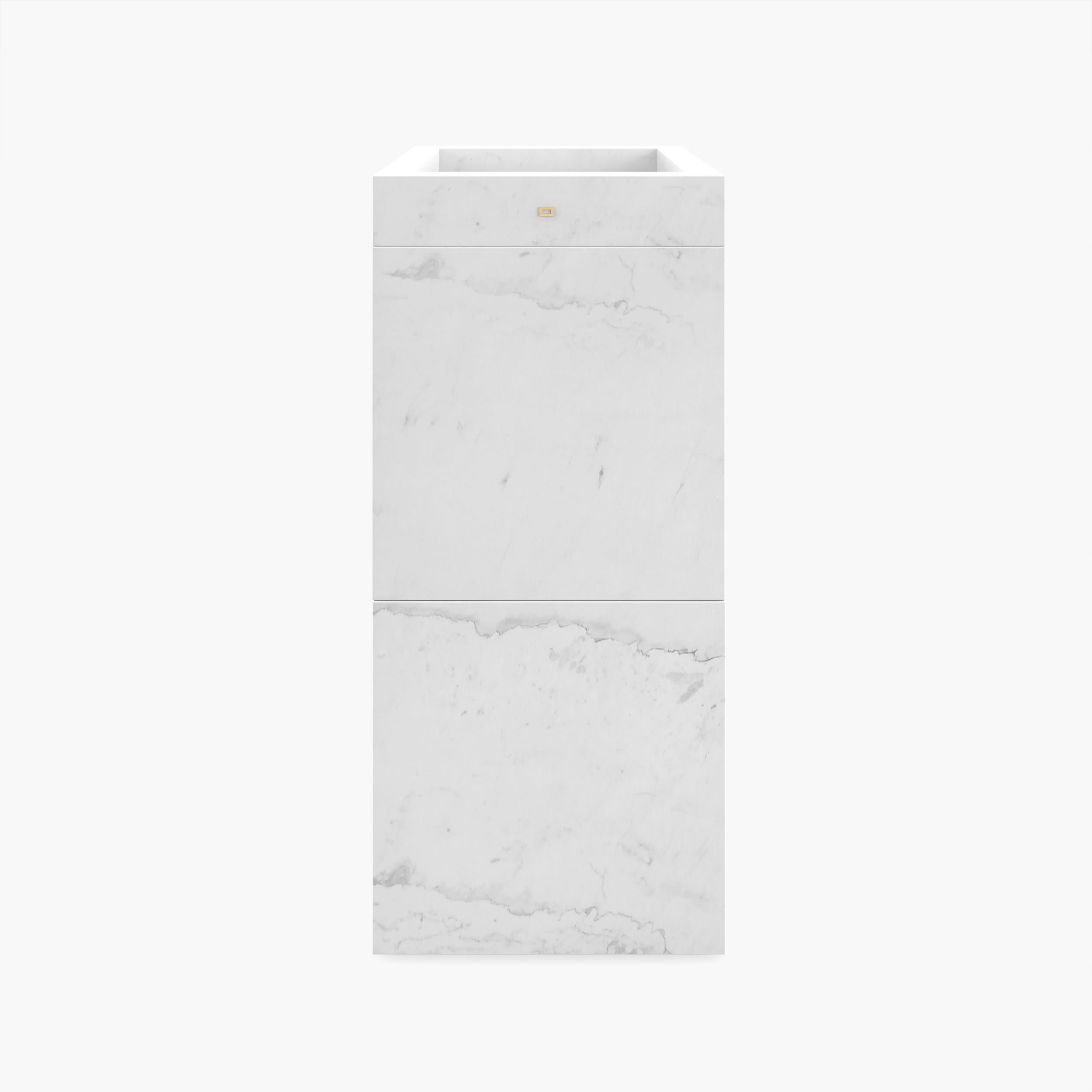 Pult Minimalistischer Designer Marmor Weiss Felix Schwake 20 425 RECHTECK