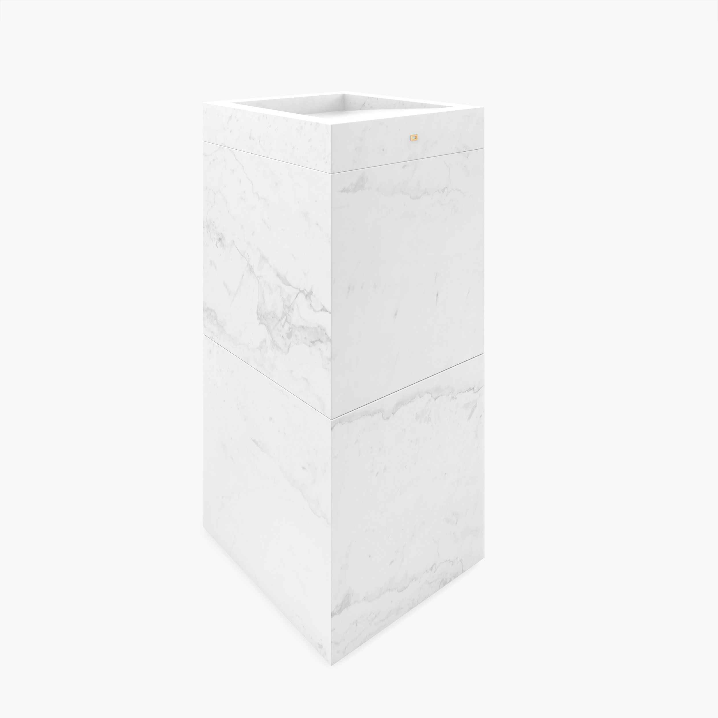 Pult Unique Art Marmor Weiss Felix Schwake 20 425 RECHTECK