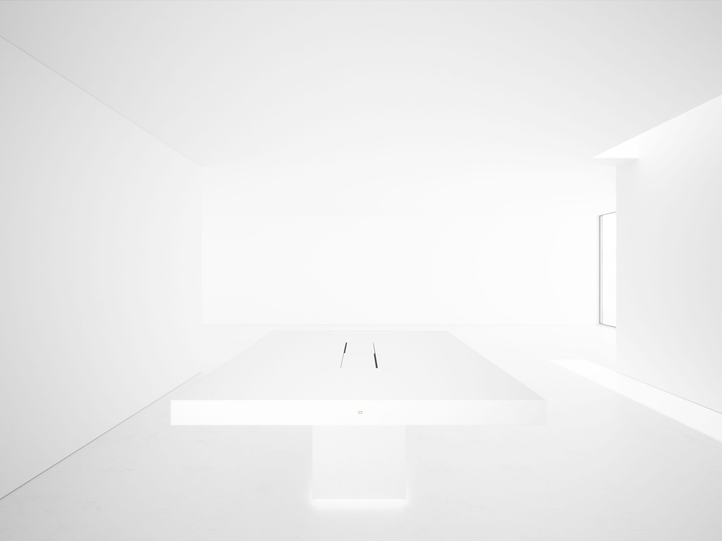 RECHTECK KONFERENZTISCH II I Edler Weisser Besprechungstisch