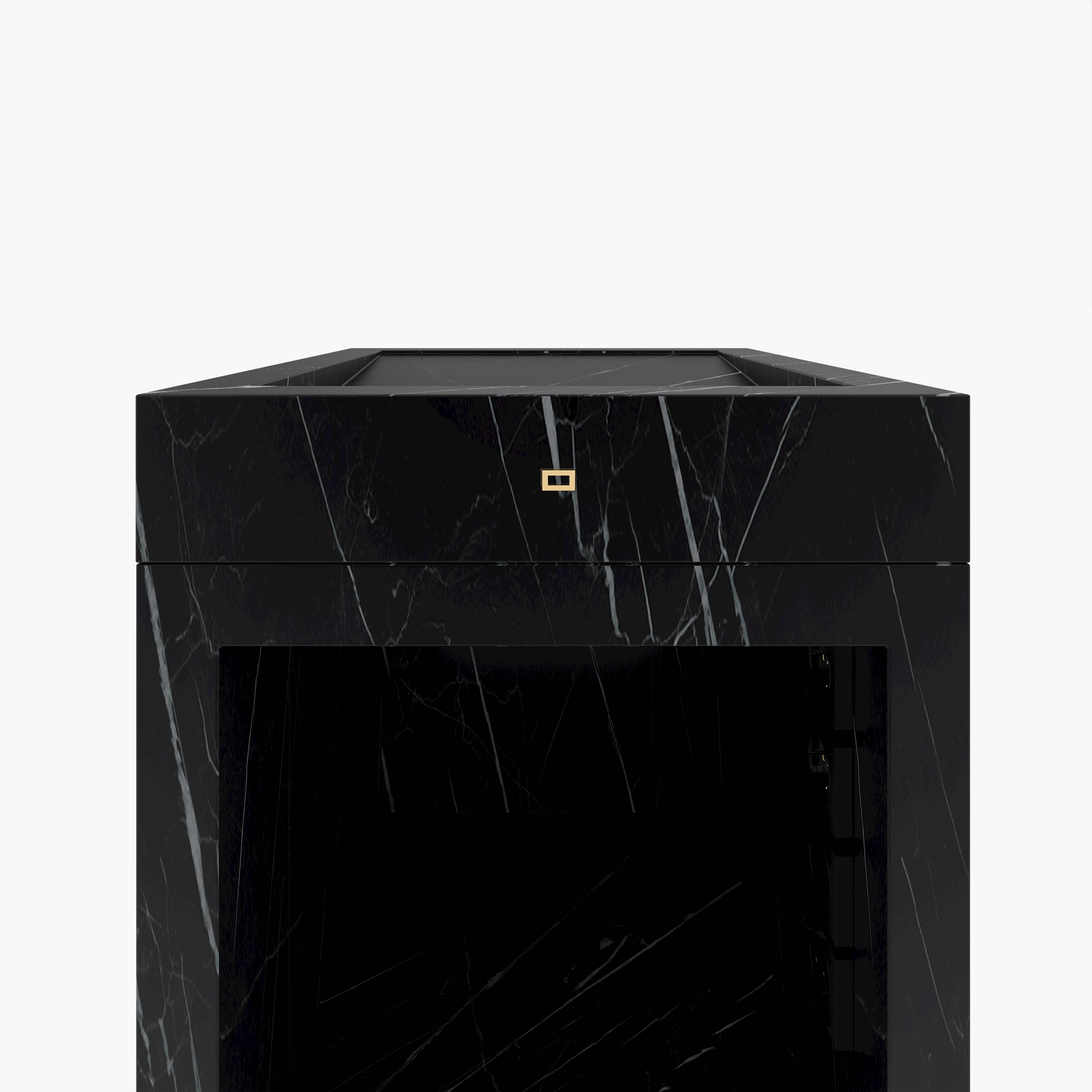 Redner Pult Luxurioese Interior Design Art Marmor Schwarz Felix Schwake 20 425 RECHTECK