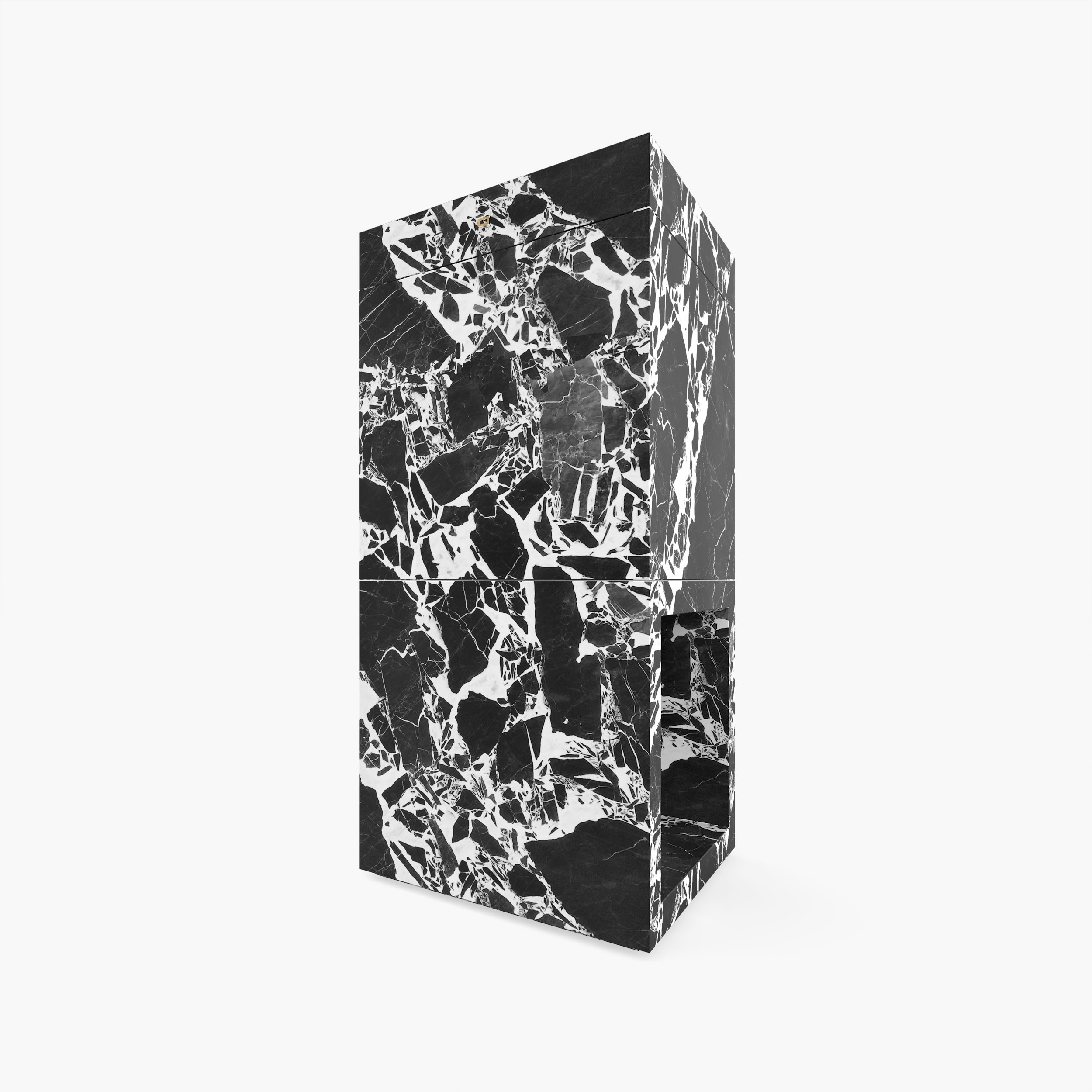 Redner Pult Minimalist Design Award Winner Marmor Schwarz Weiss Felix Schwake 20 425 RECHTECK