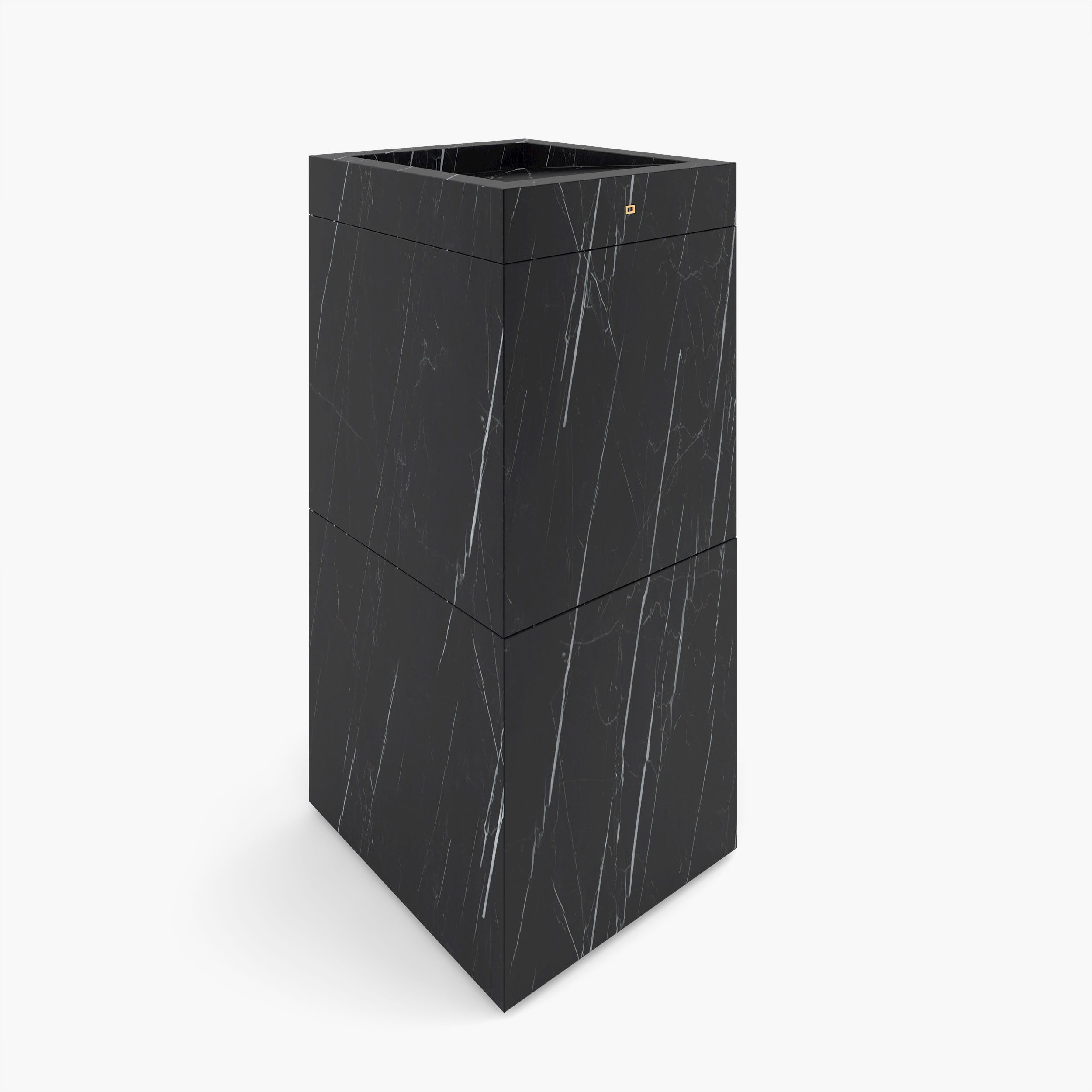 Redner Pult Puristischer Interior Designer Marmor Schwarz Felix Schwake 20 425 RECHTECK