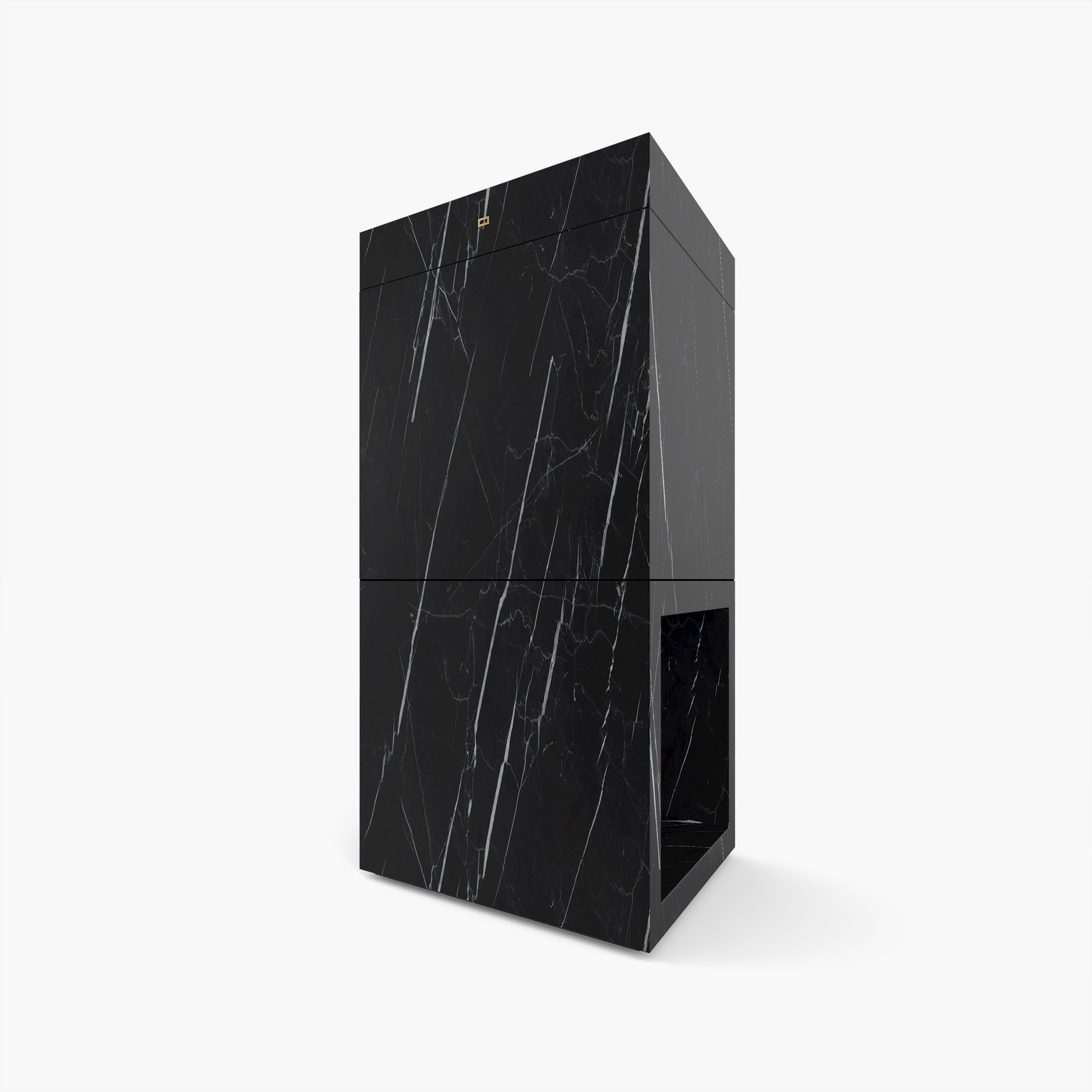 Redner Pult Unique Collectible Design Marmor Schwarz Felix Schwake 20 425 RECHTECK