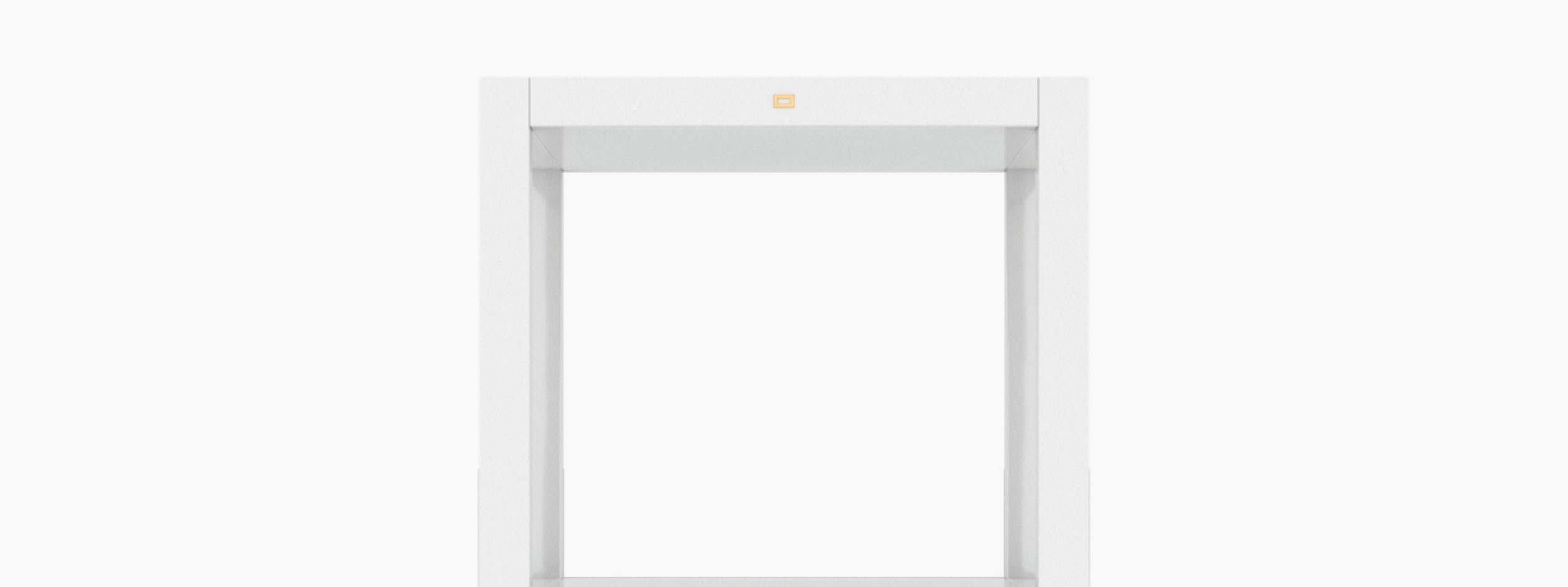 Regal offen weiss handcrafted Buero contemporaryrt Regale FS 33 FELIX SCHWAKE RECHTECK