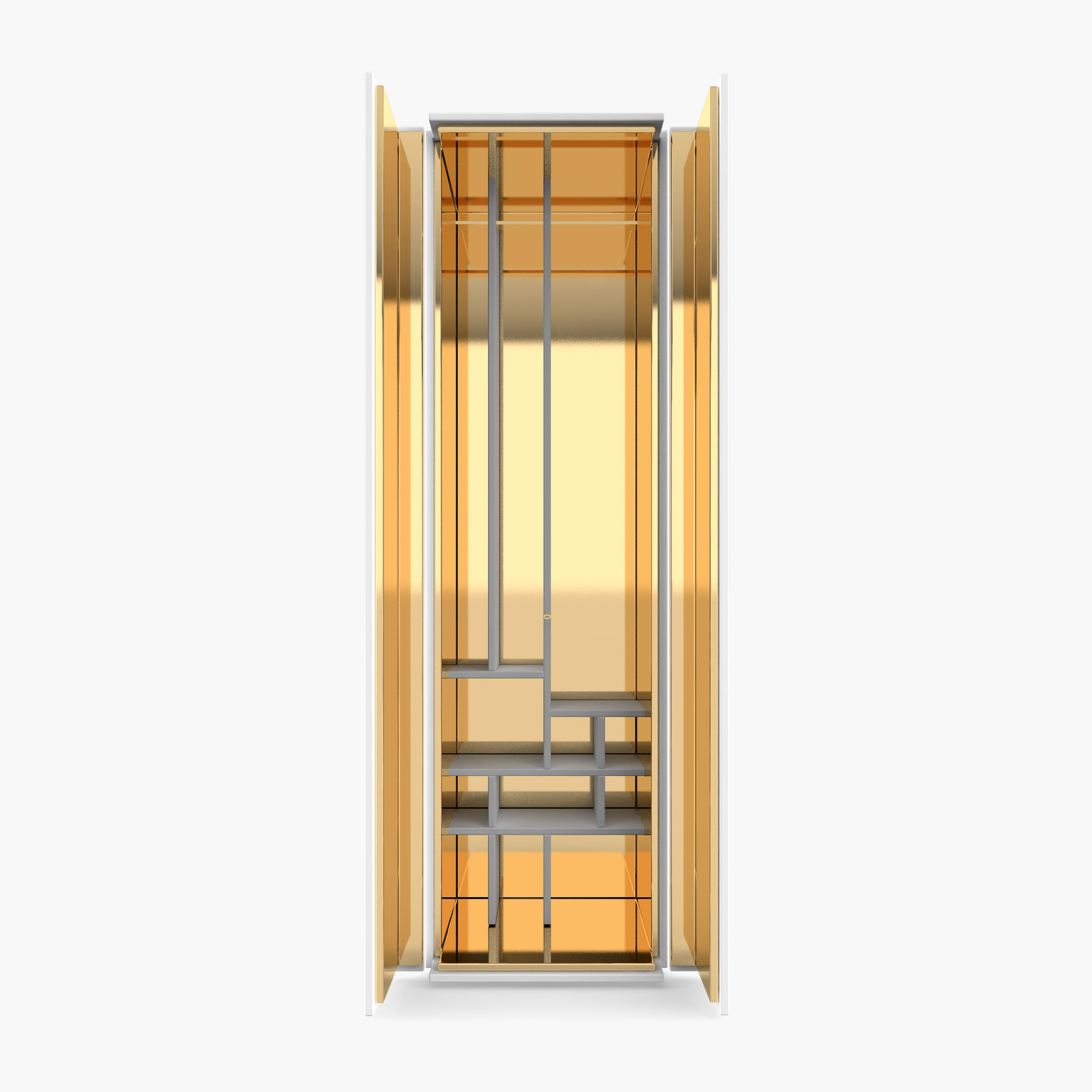 Schrank Regal Innenabteil weiss interiorinspo Esszimmer minimal Schraenke FS 158 FELIX SCHWAKE