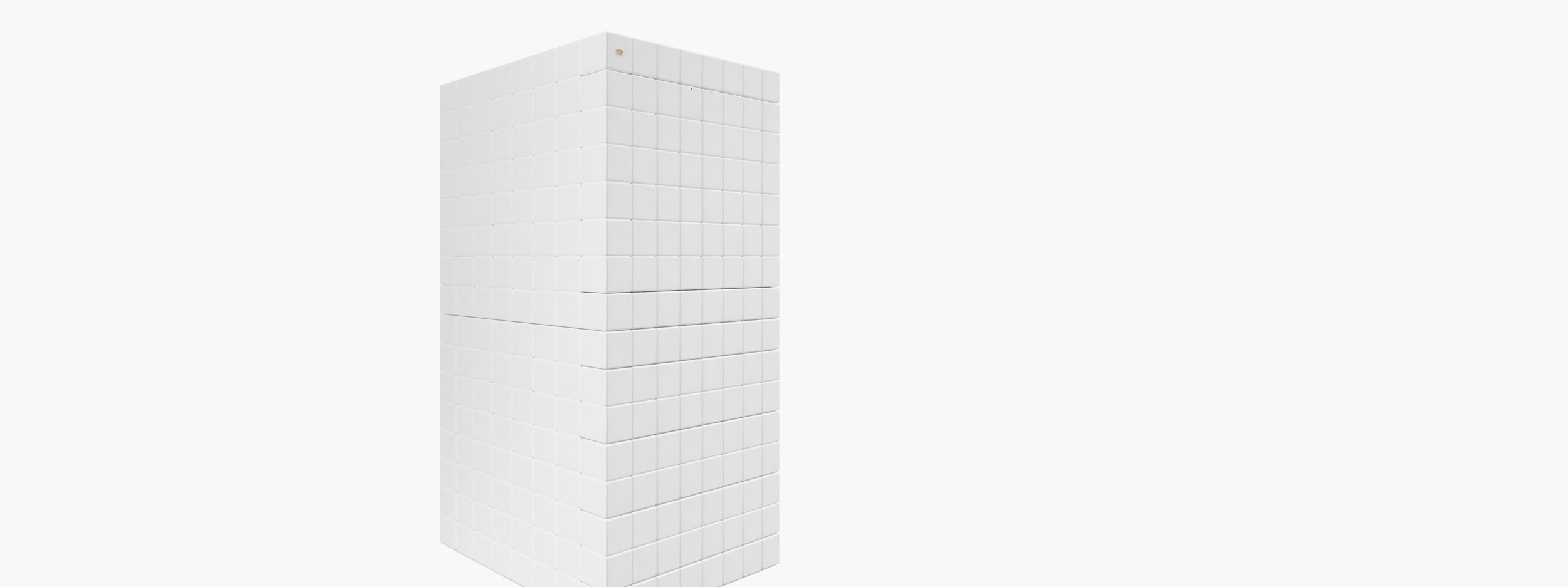 Schrank aus Kuben weiss customdesign Wohnzimmer fine arts Schraenke FS 148 FELIX SCHWAKE RECHTECK