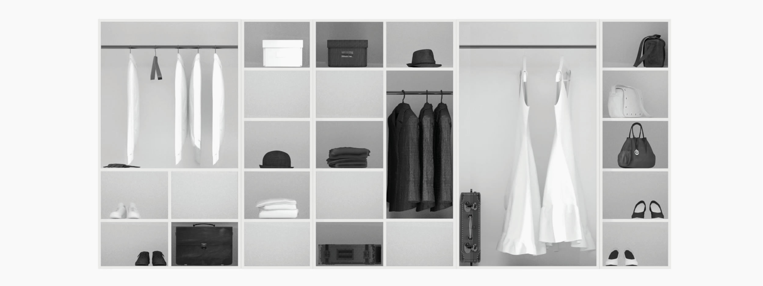 Schrank quader weiss handcrafted Buero contemporaryrt Schraenke FS 42 FELIX SCHWAKE RECHTECK