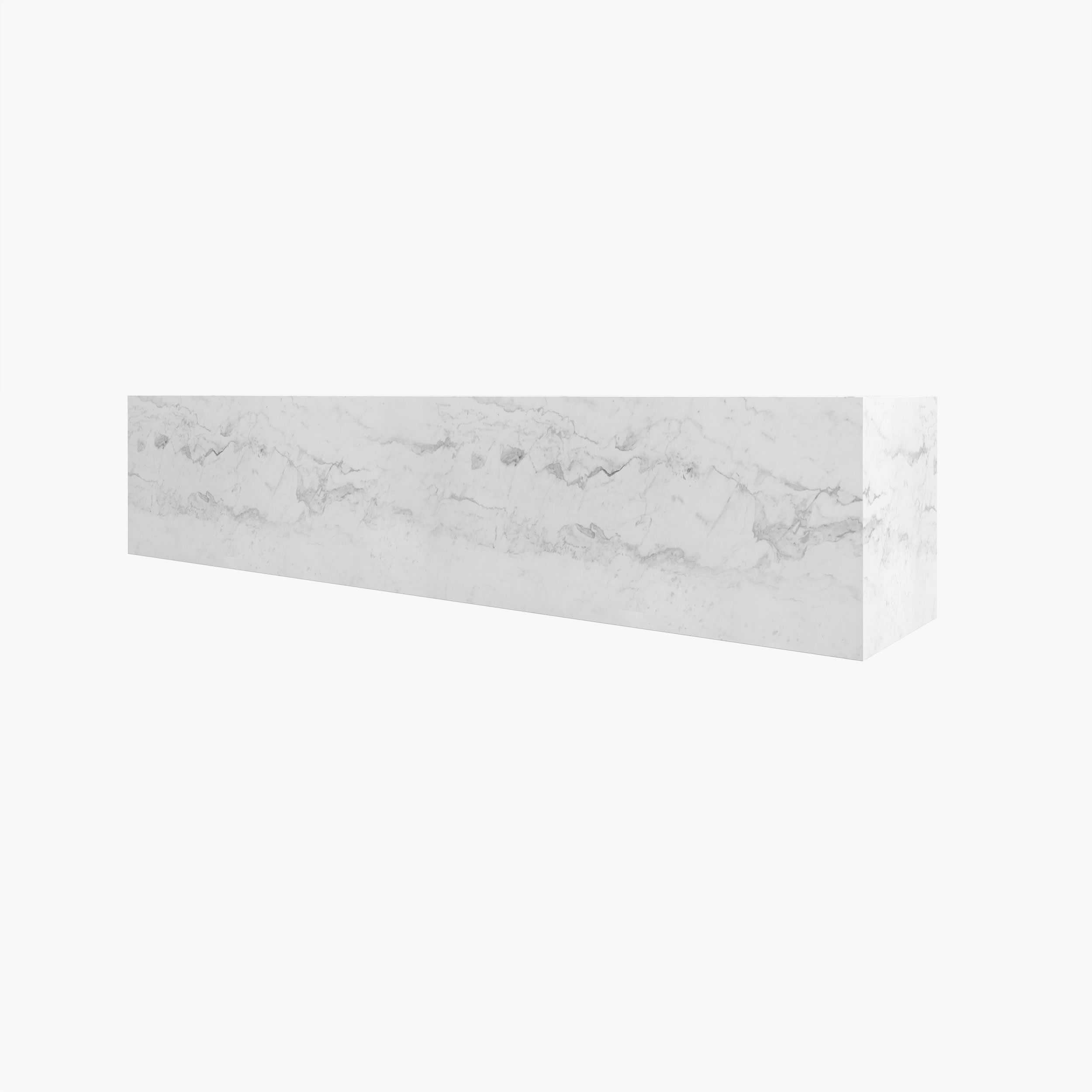 Schreibtisch  Marmor Weiss Felix Schwake 20 417 RECHTECK