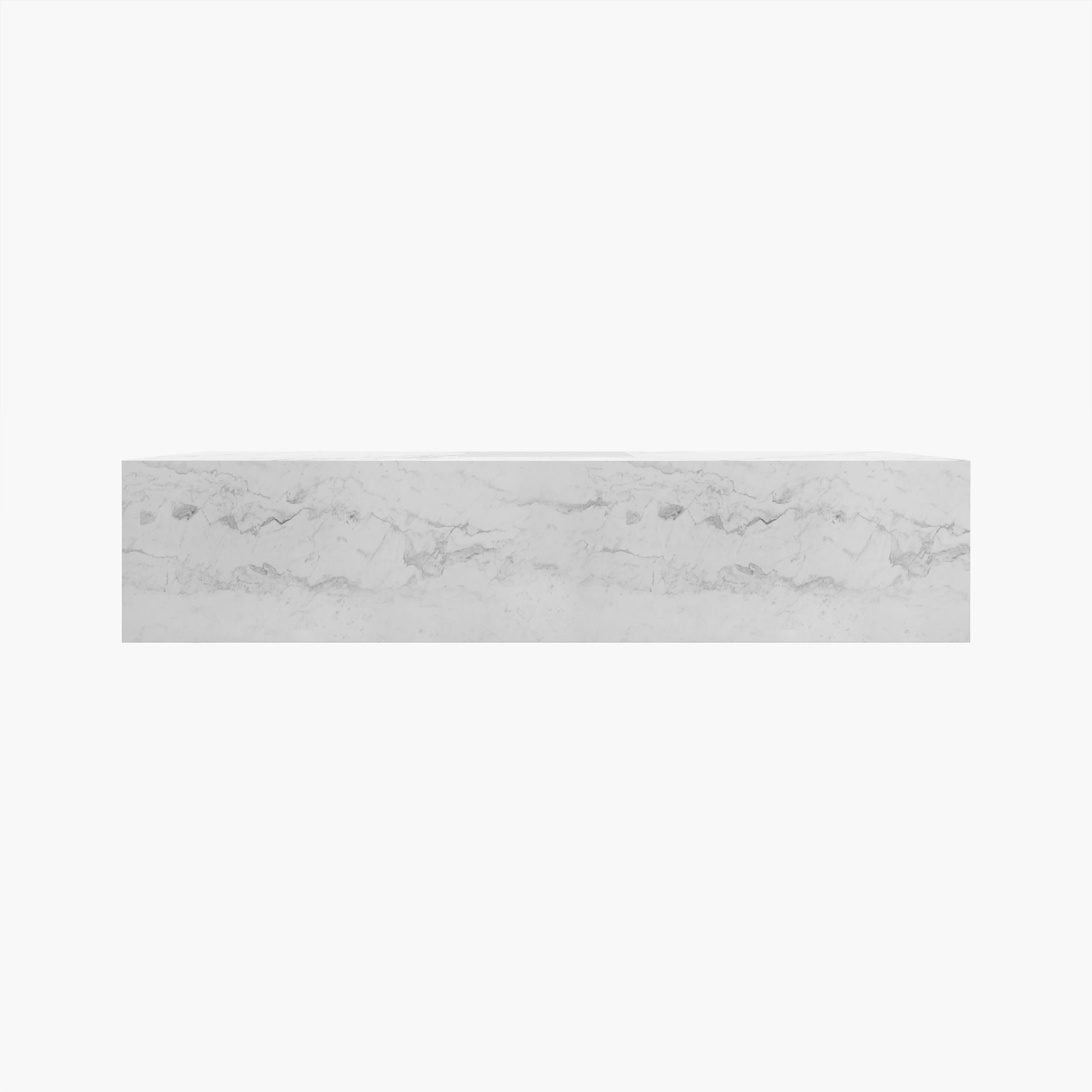 Schreibtisch Einzigartiges Design Marmor Weiss Felix Schwake 20 417 RECHTECK