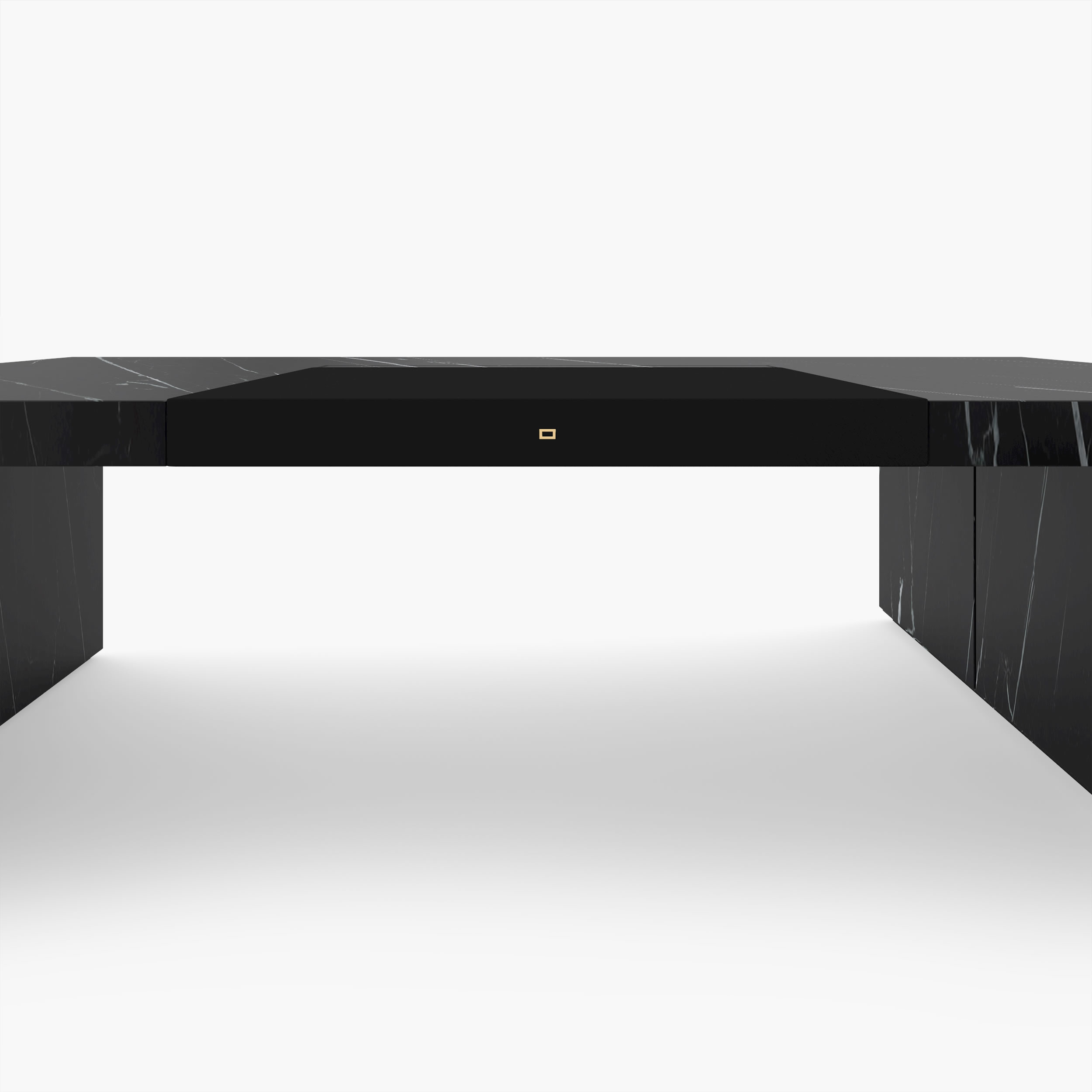 Schreibtisch Luxury Art Marmor Schwarz Felix Schwake 20 419 RECHTECK