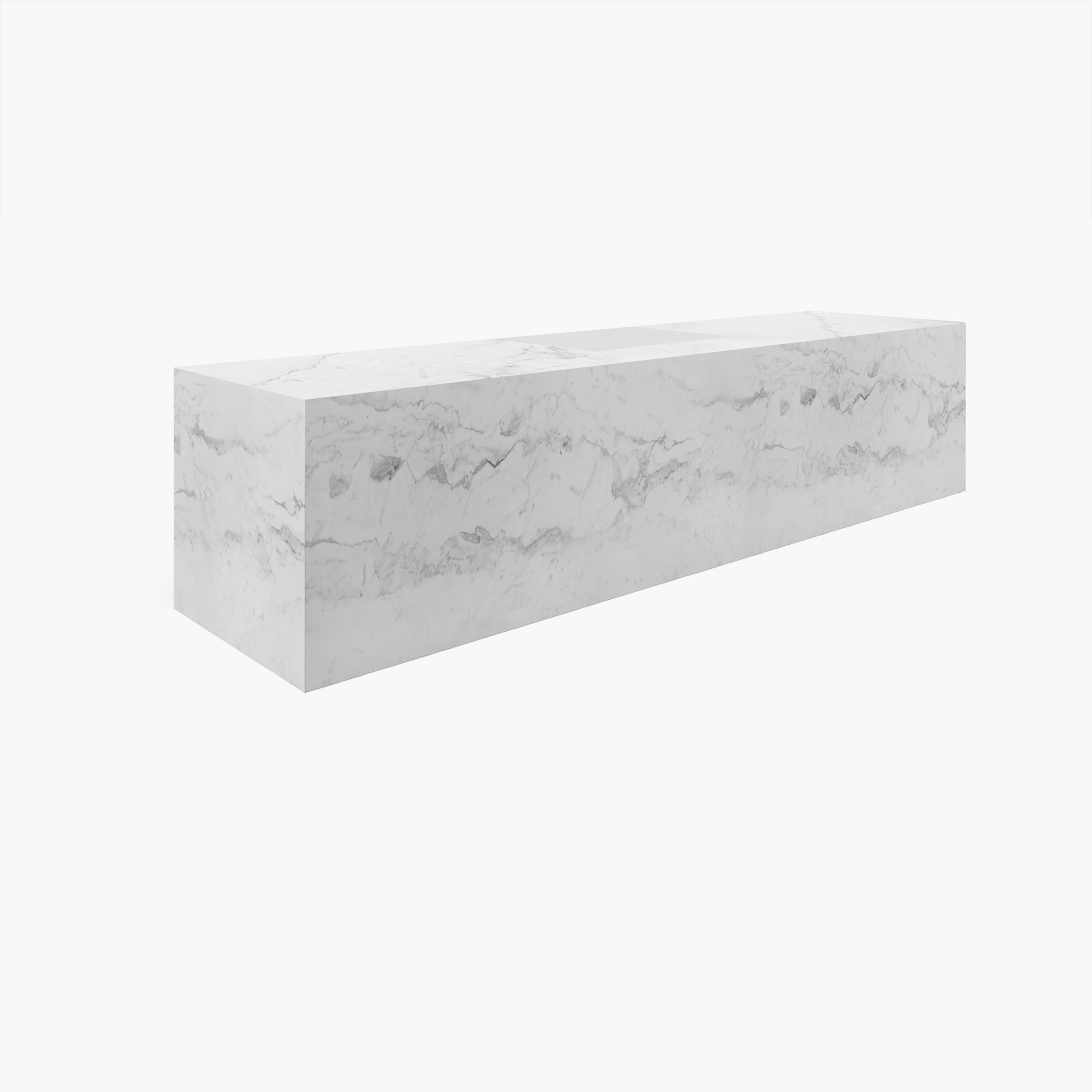 Schreibtisch Puristic Art Marmor Weiss Felix Schwake 20 417 RECHTECK