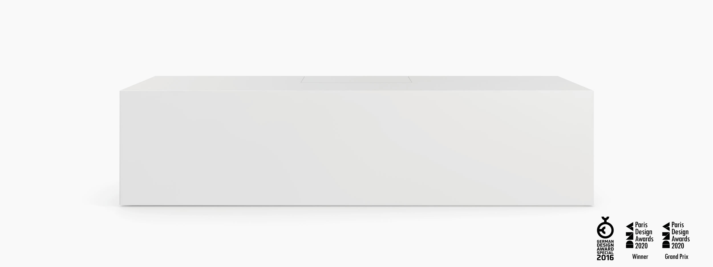 Schreibtisch quader weiss bolddesign Chefzimmer one of akind Schreibtische FS 91 FELIX SCHWAKE RECHTECK