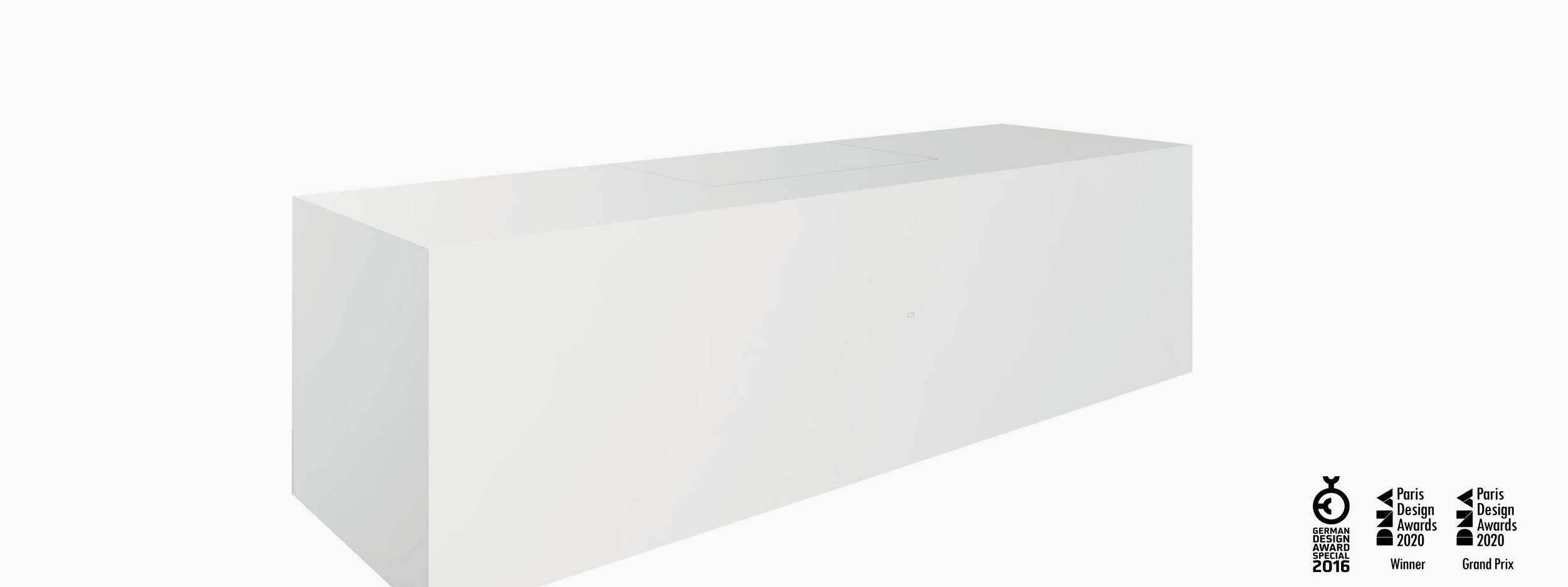 Schreibtisch quader weiss uniquepieces Chefzimmer art collector Schreibtische FS 91 FELIX SCHWAKE RECHTECK