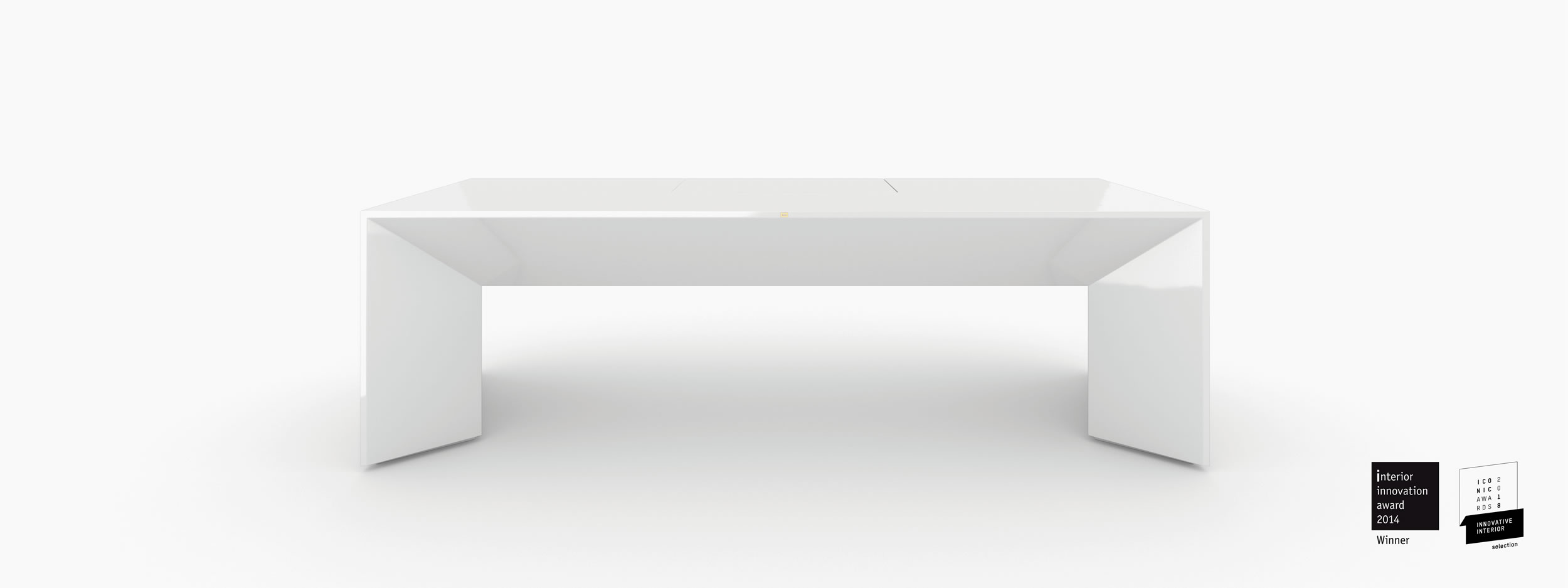 Schreibtisch rechteckig weiss interiordesign Chefzimmer limited edition Schreibtische FS 89 FELIX SCHWAKE RECHTECK