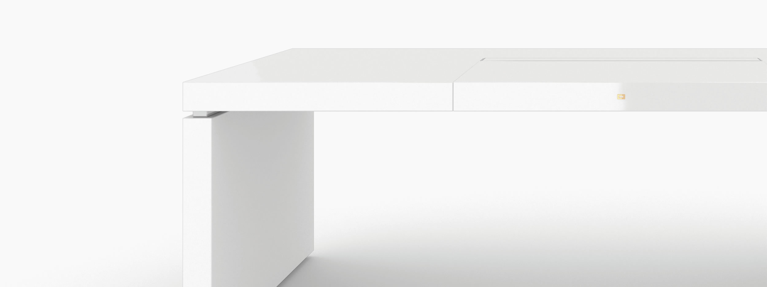 Schreibtisch rechteckig weiss losangeleshomes Chefzimmer gallery Schreibtische FS 97 FELIX SCHWAKE RECHTECK