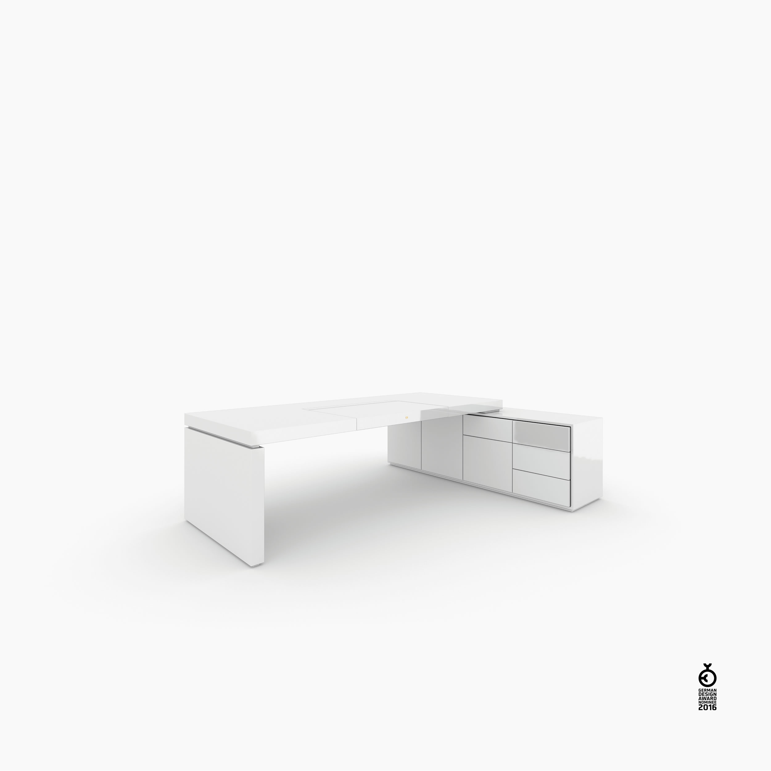 Schreibtisch scheiben und quader weiss stylegoals Chefzimmer chair design Schreibtische FS 93 FELIX SCHWAKE