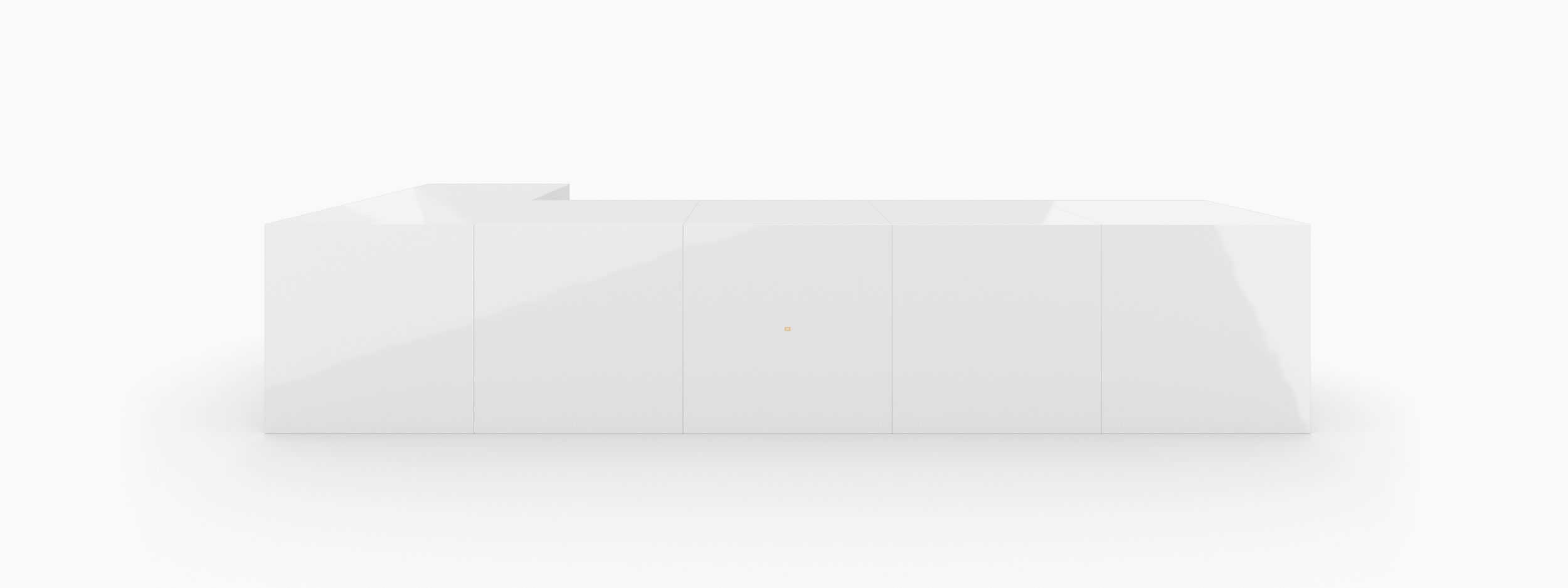 Schreibtisch wuerfel weiss sculpture Chefzimmer Vogue Living Schreibtische FS 92 FELIX SCHWAKE RECHTECK