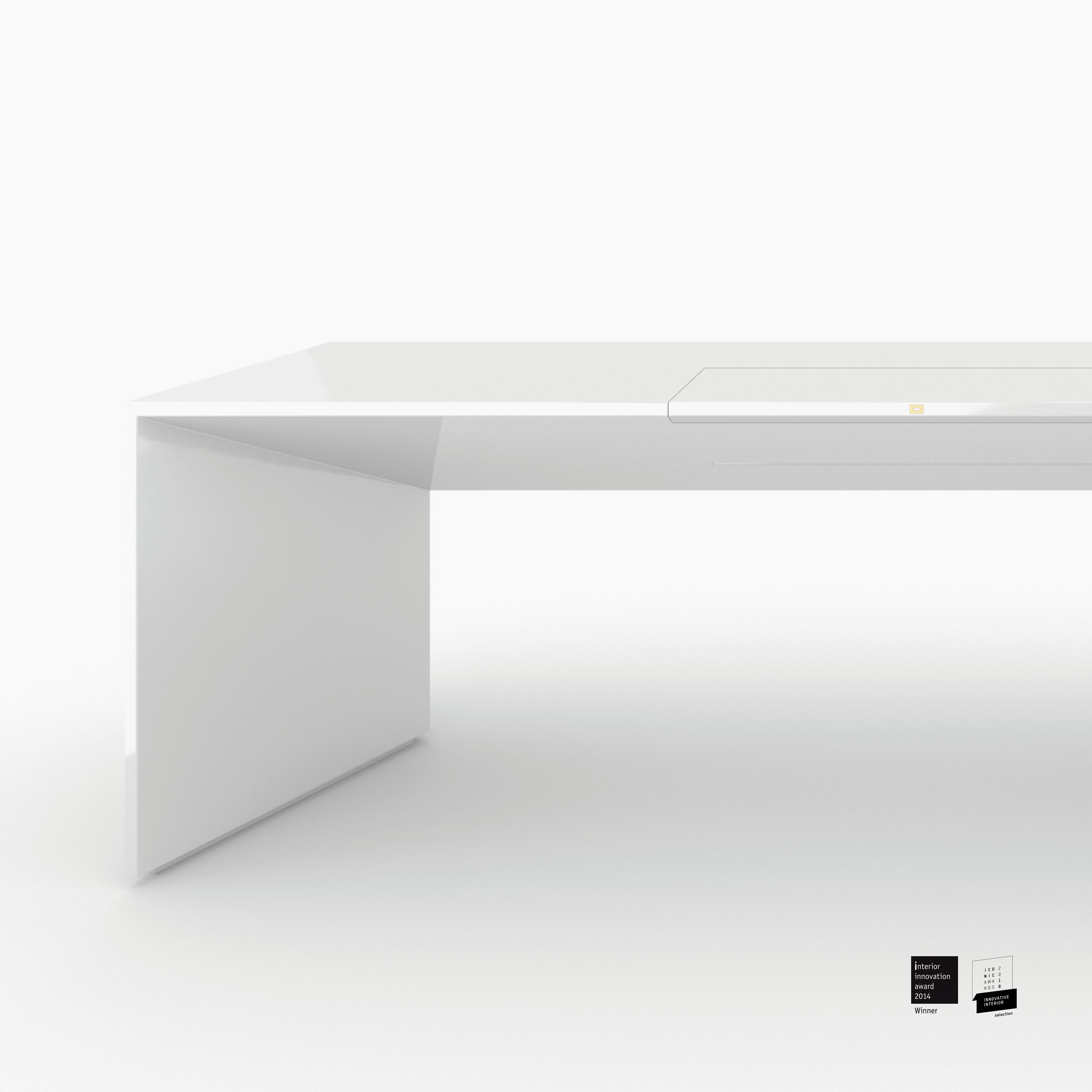 Schreibtischig weiss white spaces Chefzimmer collectible design Schreibtische FS 89 FELIX SCHWAKE
