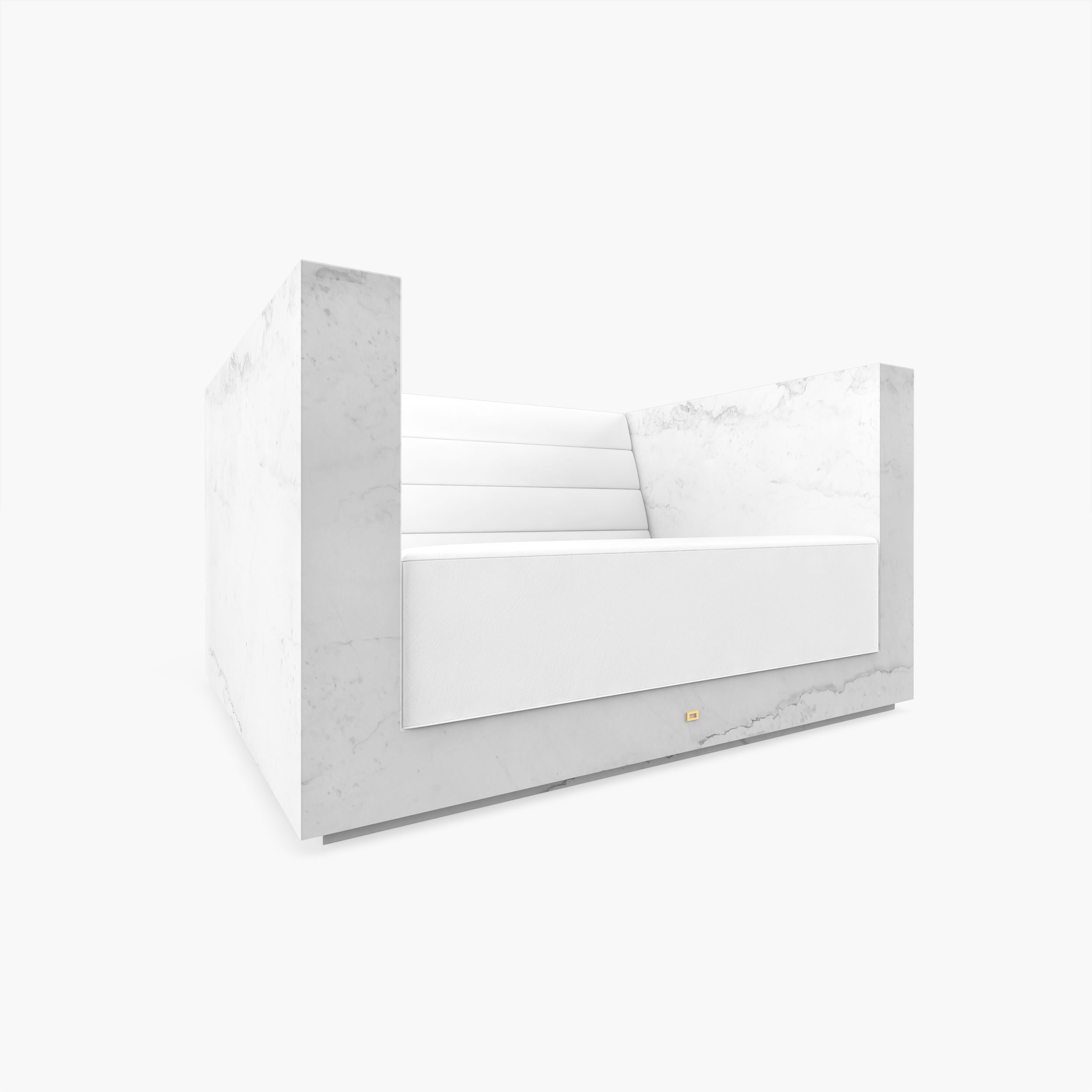 Sessel Luxurioeser Design Award Winner Marmor Weiss Felix Schwake 20 403 RECHTECK